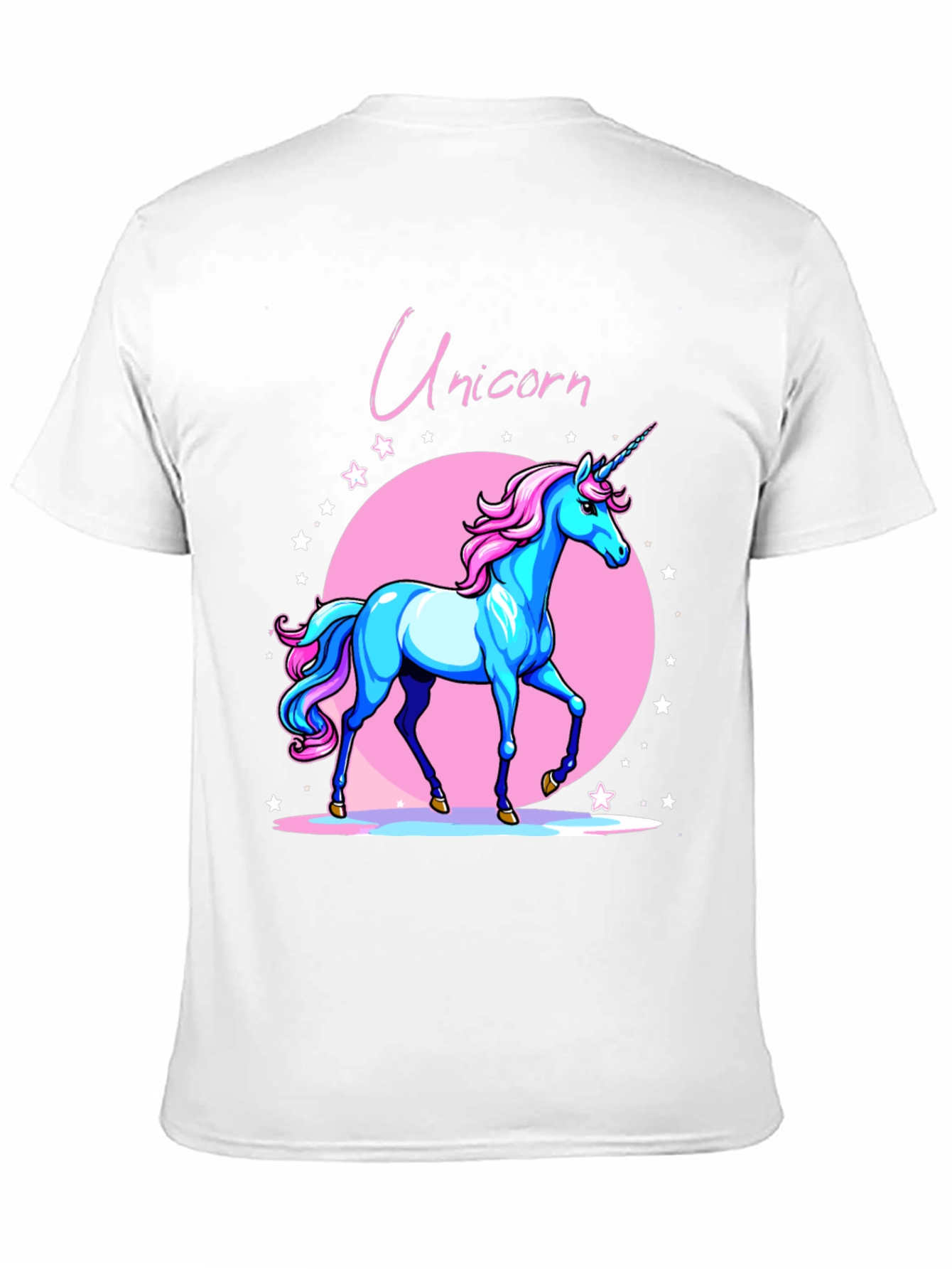 Unicorn Graphic Black T-Shirt