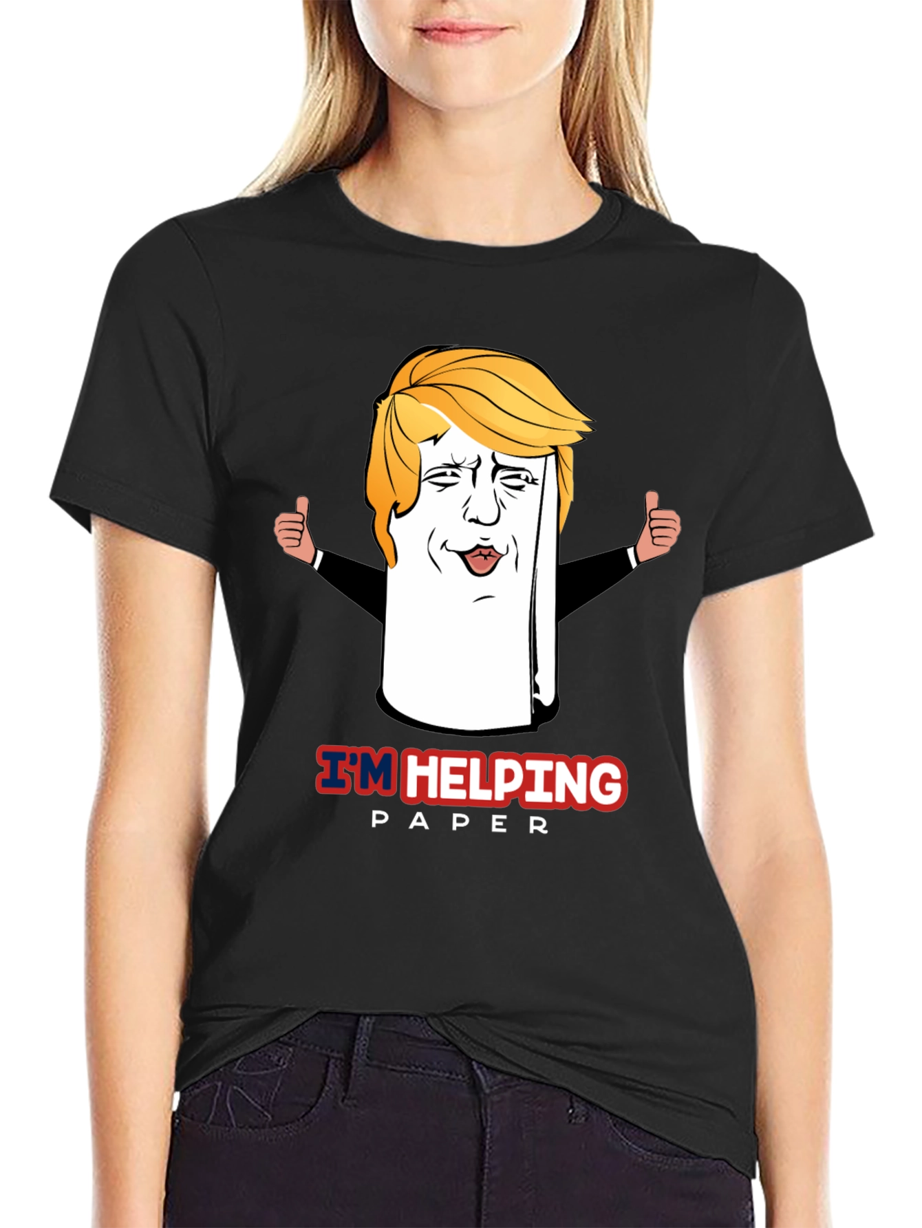 Im Helping Paper - Funny Novelty T-Shirt
