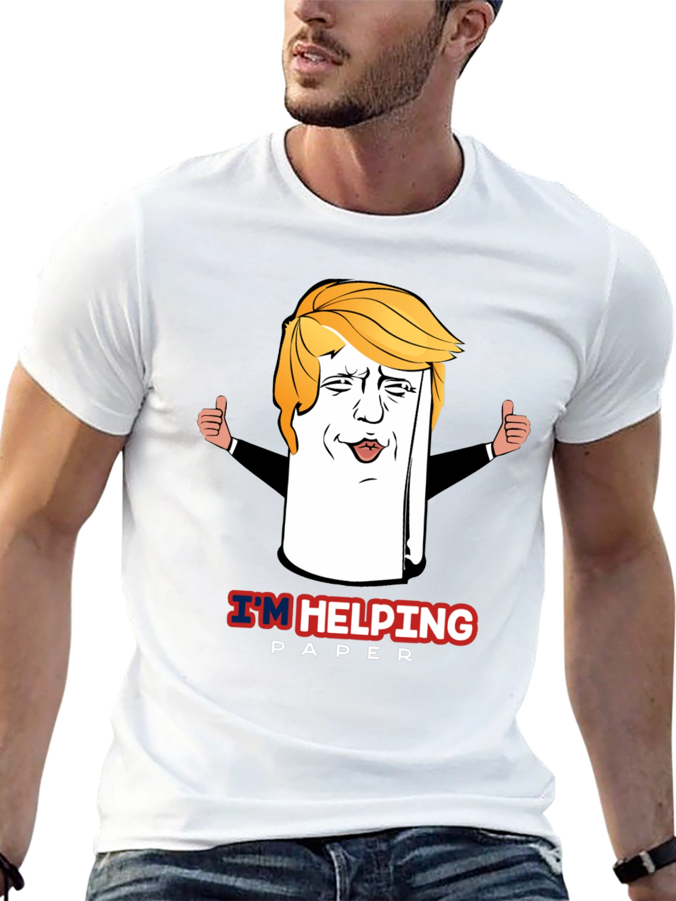 Im Helping Paper - Funny Novelty T-Shirt