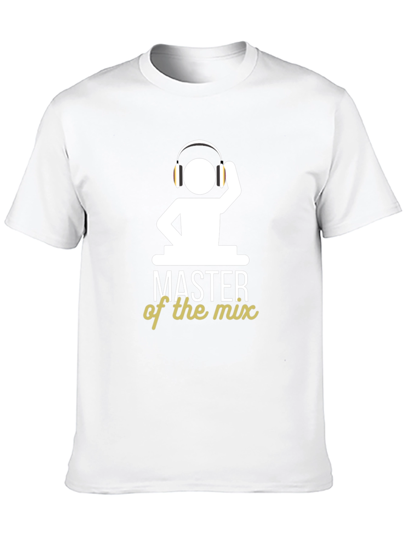 DJ Master of the Mix Black Graphic T-Shirt