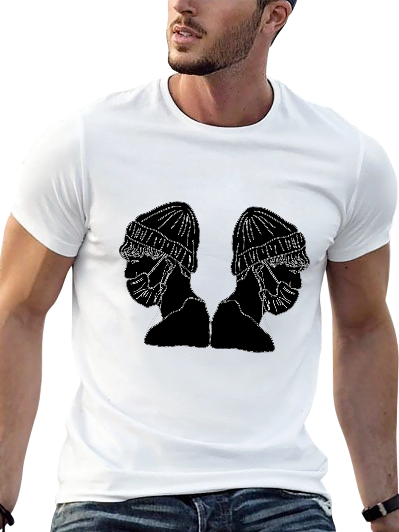 Masked People Graphic Tee