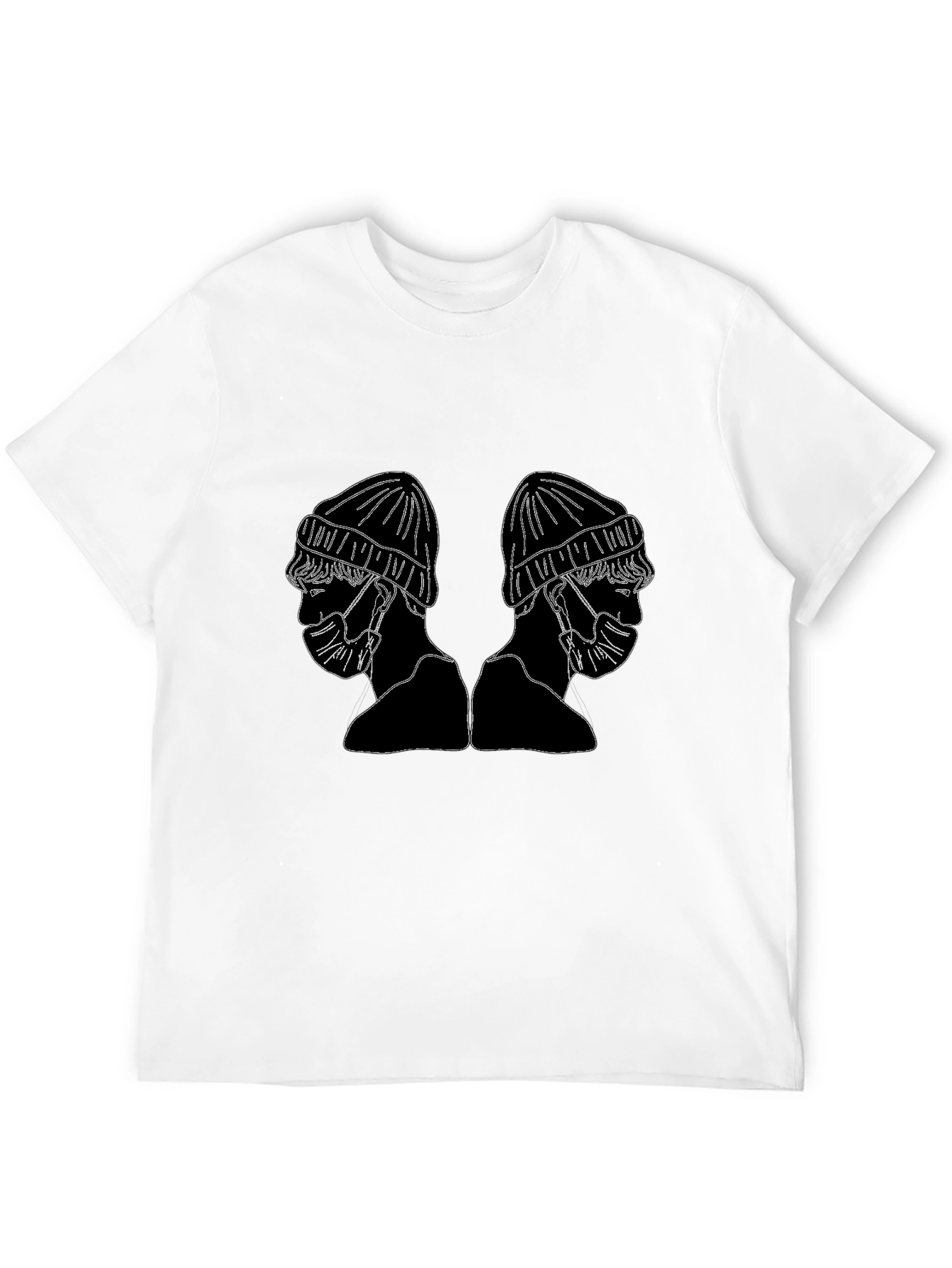 Masked People Graphic Tee