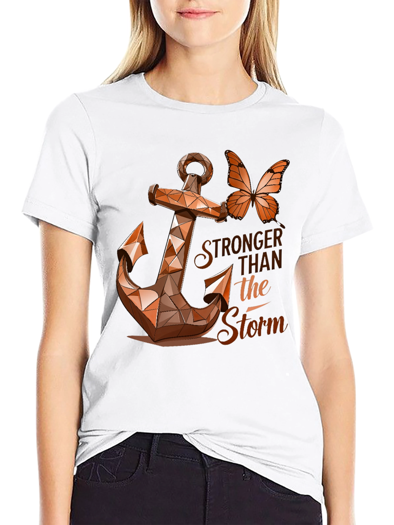 Stronger Than The Storm Anchor T-Shirt