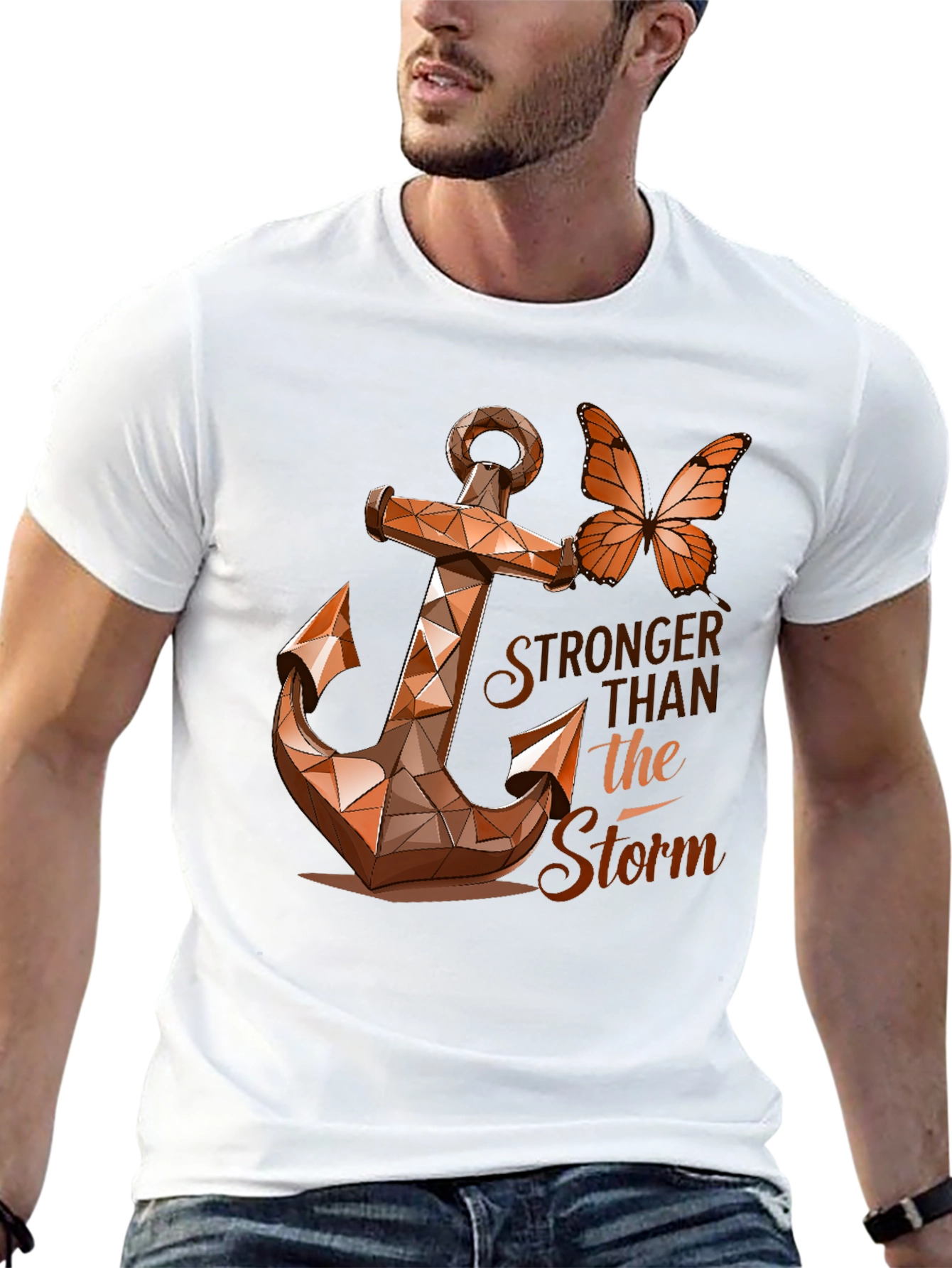Stronger Than The Storm Anchor T-Shirt