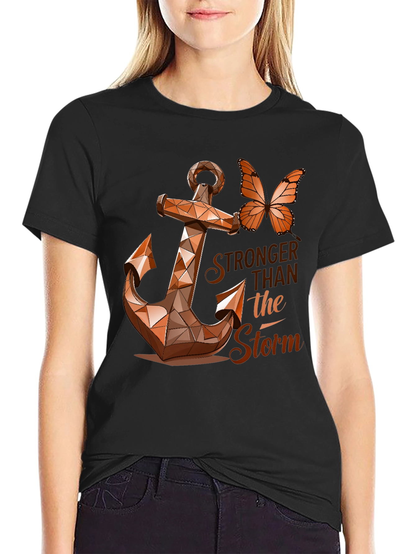 Stronger Than The Storm Anchor T-Shirt