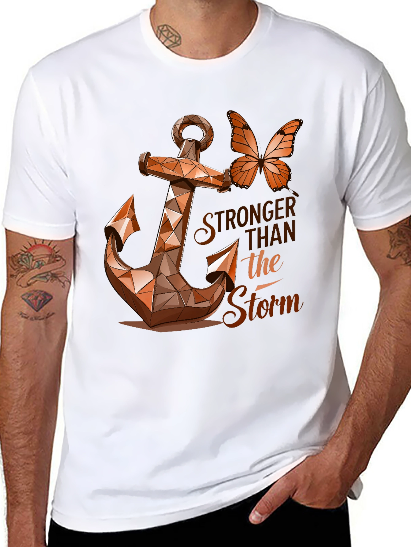 Stronger Than The Storm Anchor T-Shirt