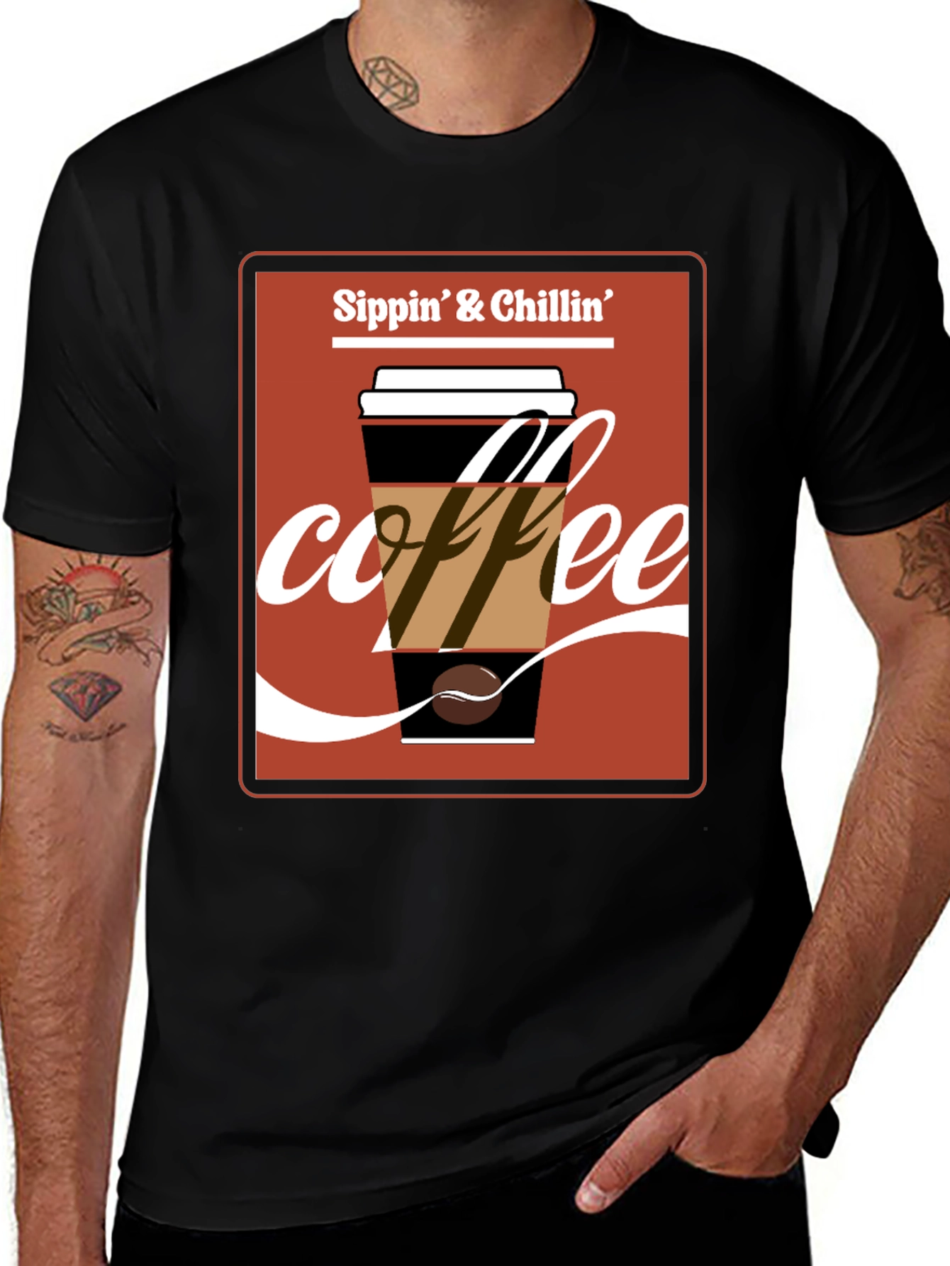 Sippin & Chillin Coffee T-Shirt