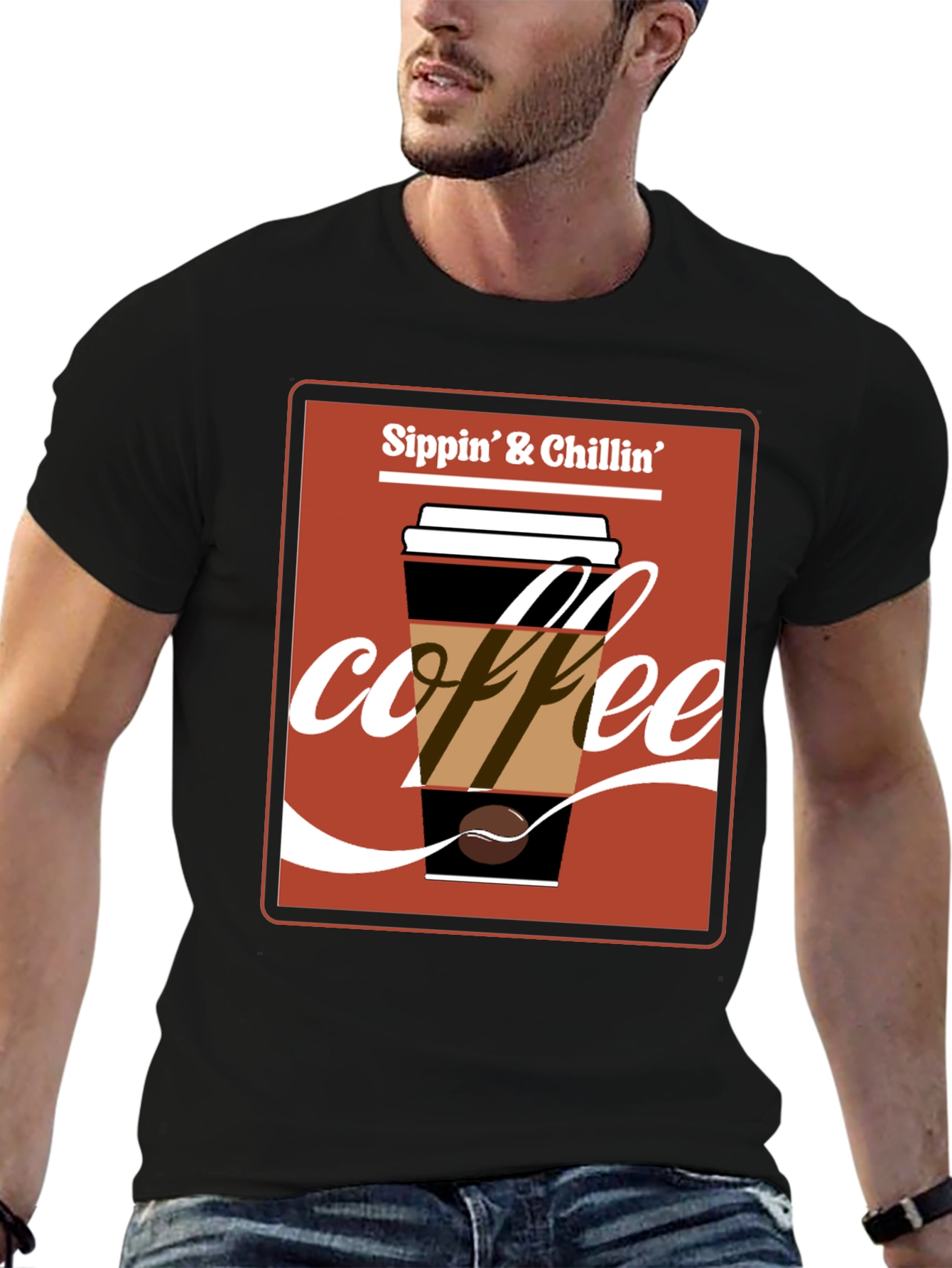 Sippin & Chillin Coffee T-Shirt