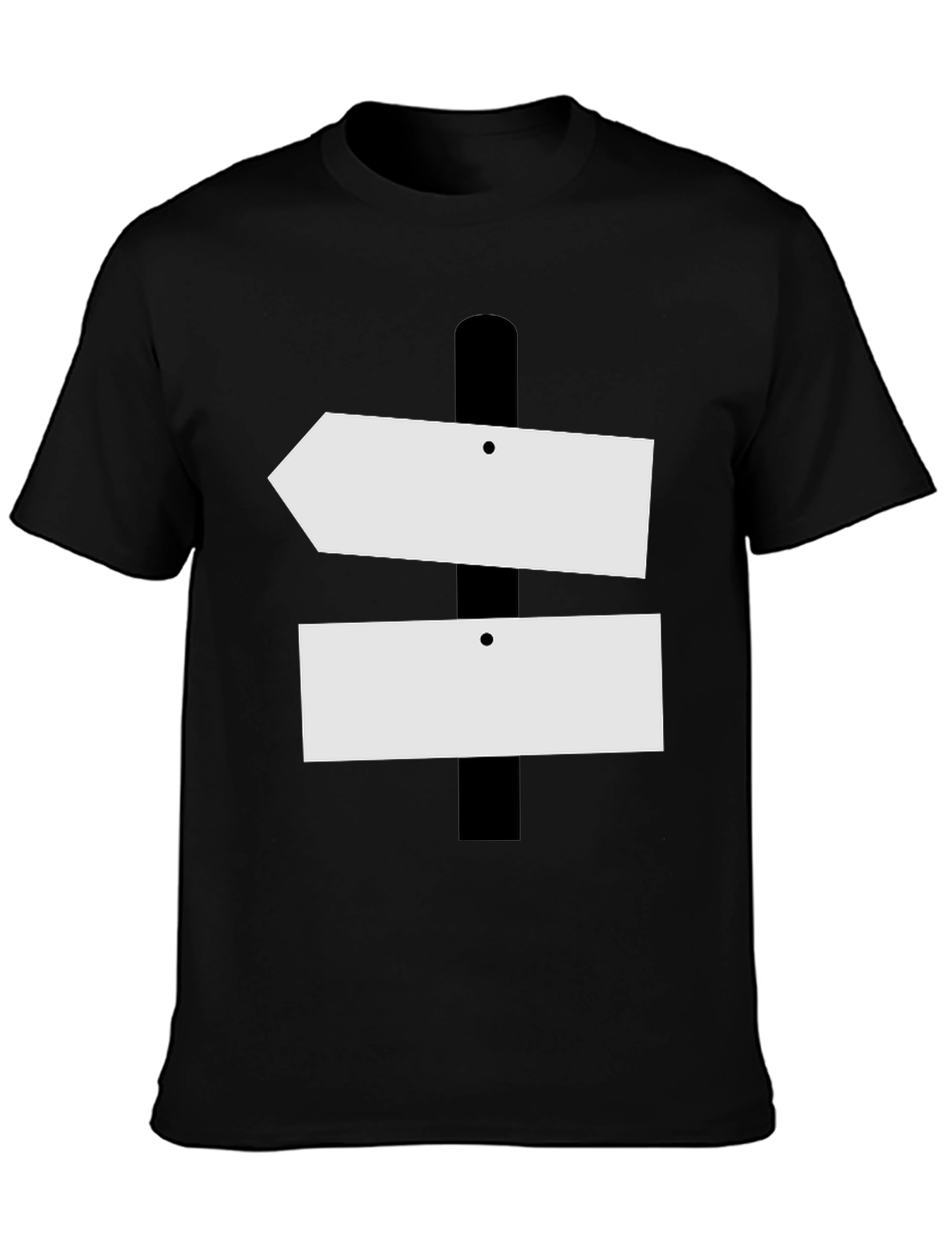 Directional Sign T-Shirt - Novelty Graphic Tee
