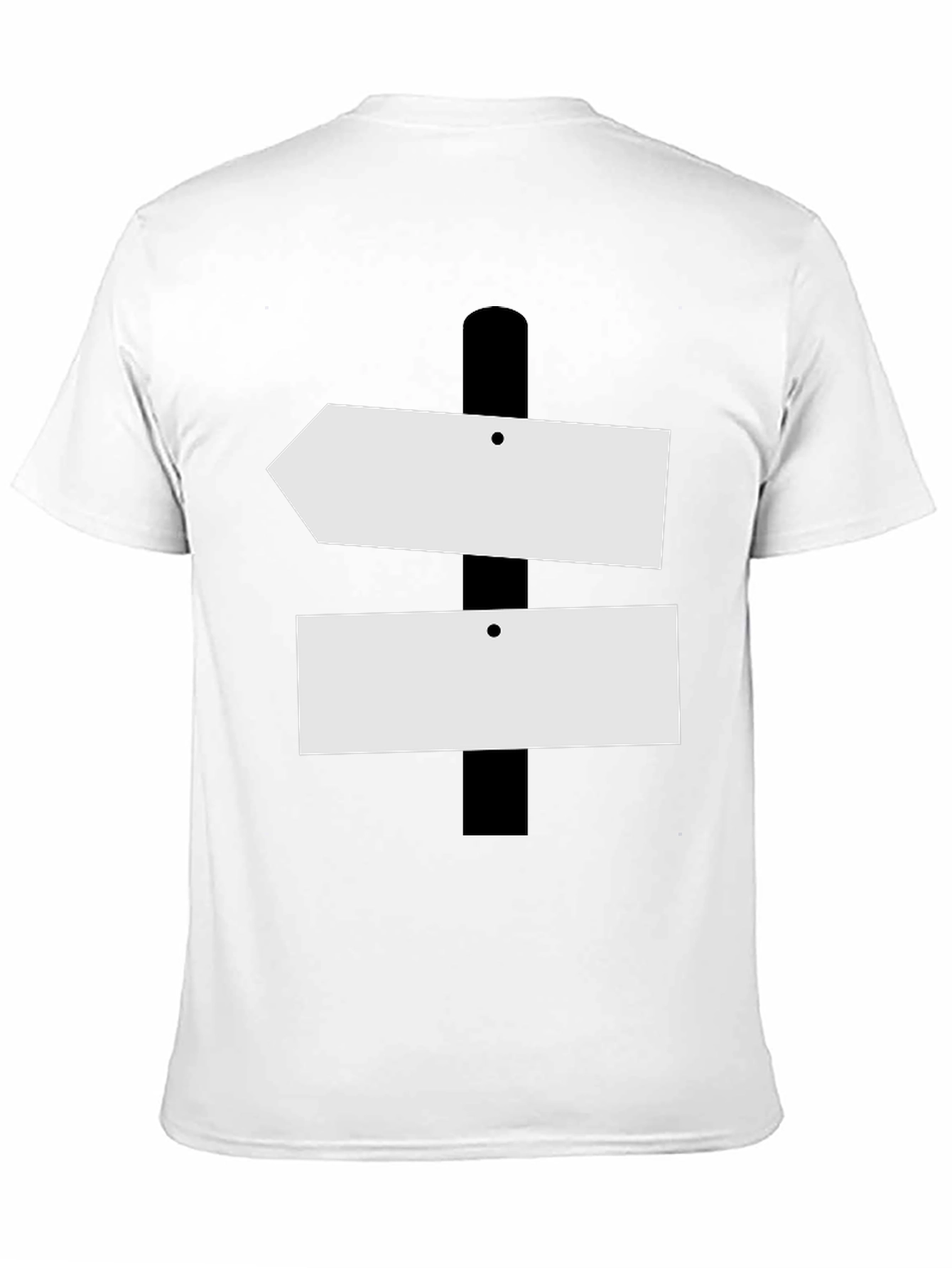 Directional Sign T-Shirt - Novelty Graphic Tee