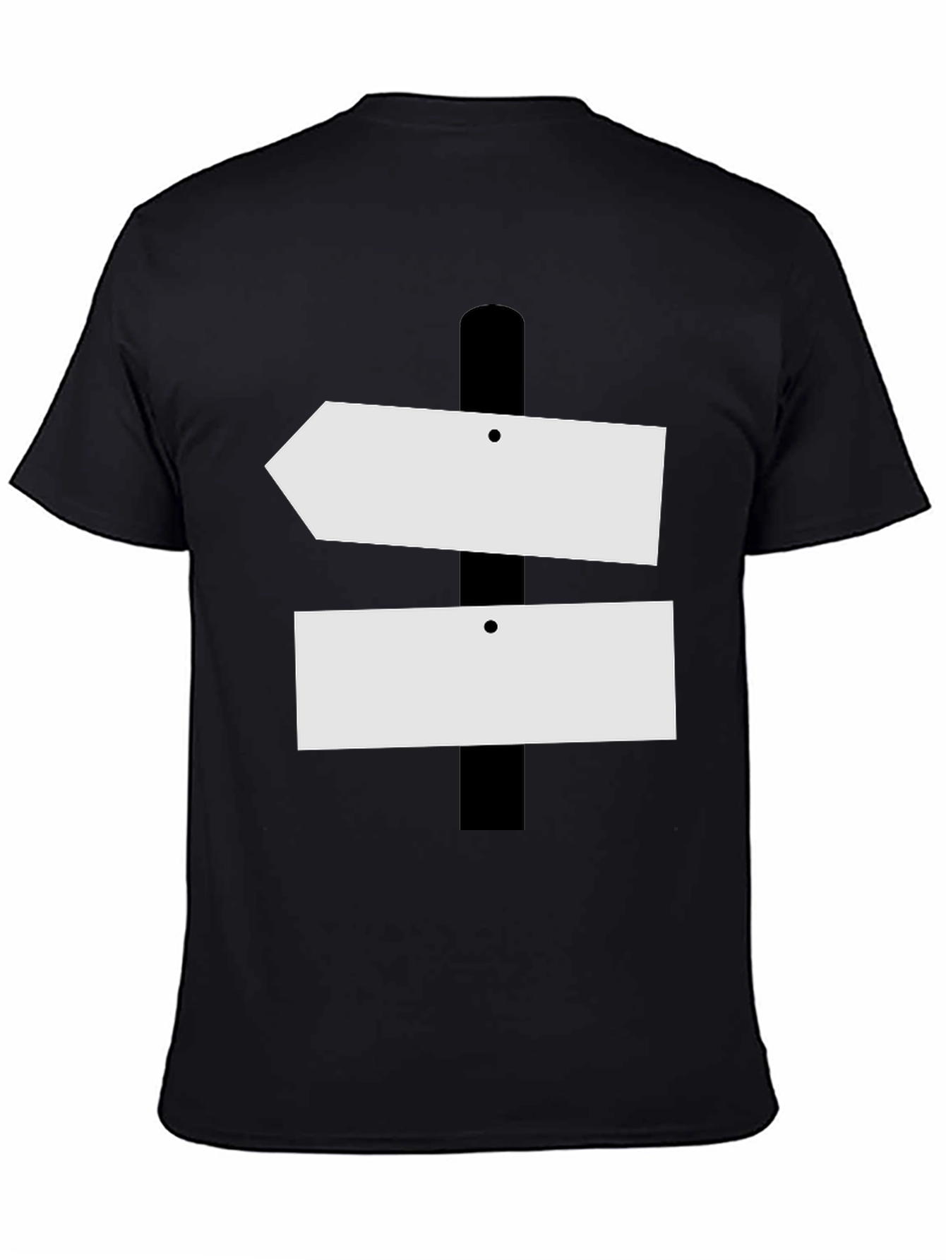 Directional Sign T-Shirt - Novelty Graphic Tee
