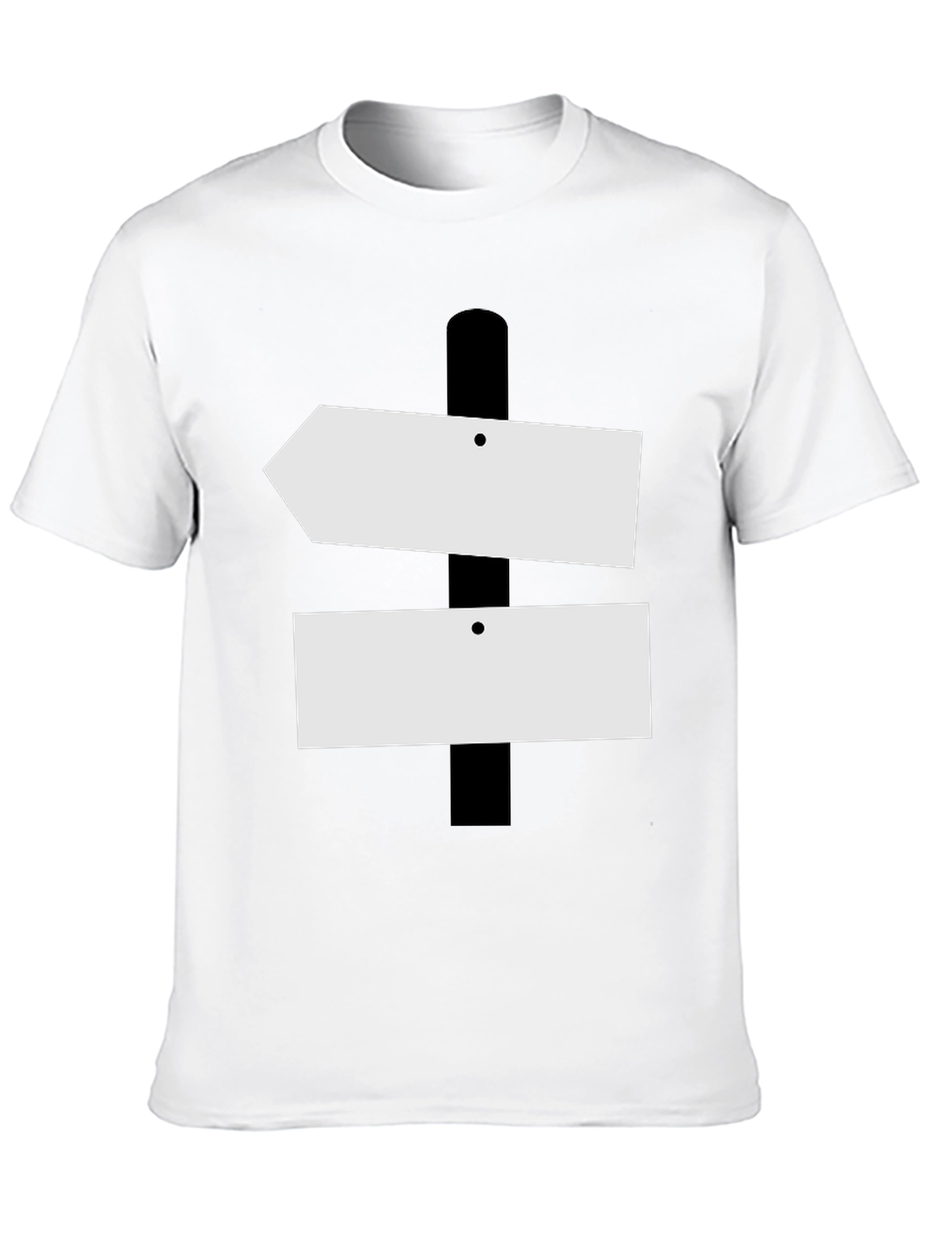 Directional Sign T-Shirt - Novelty Graphic Tee