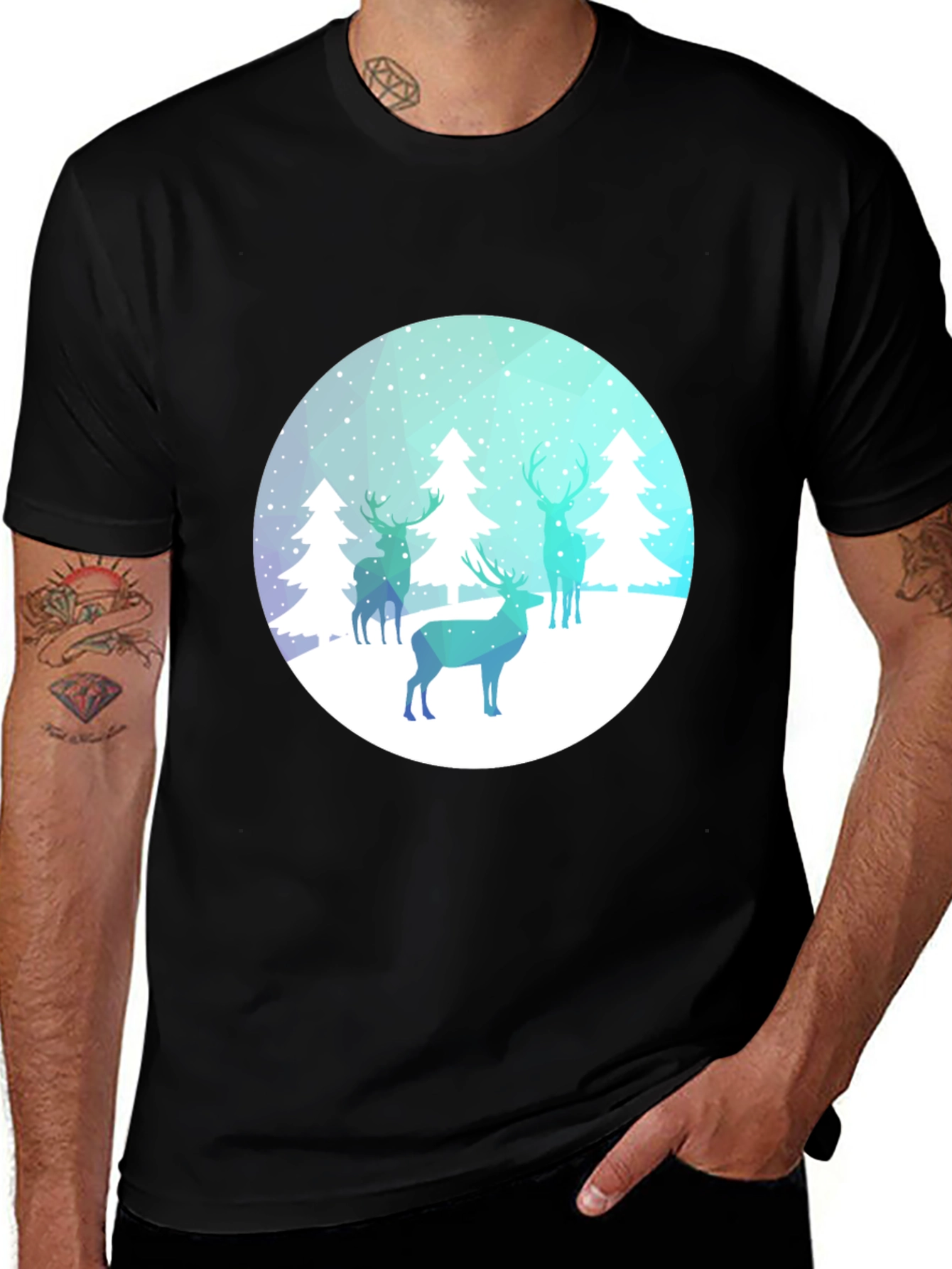 Winter Deer Graphic Tee
