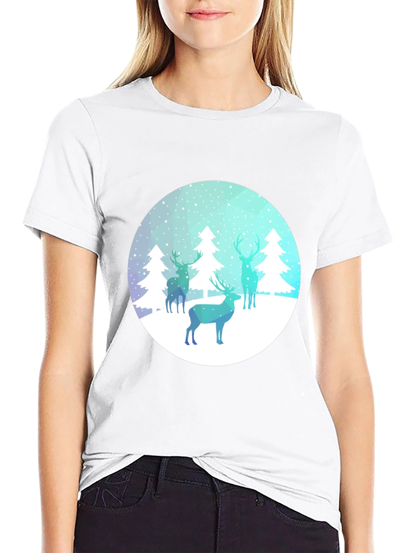 Winter Deer Graphic Tee