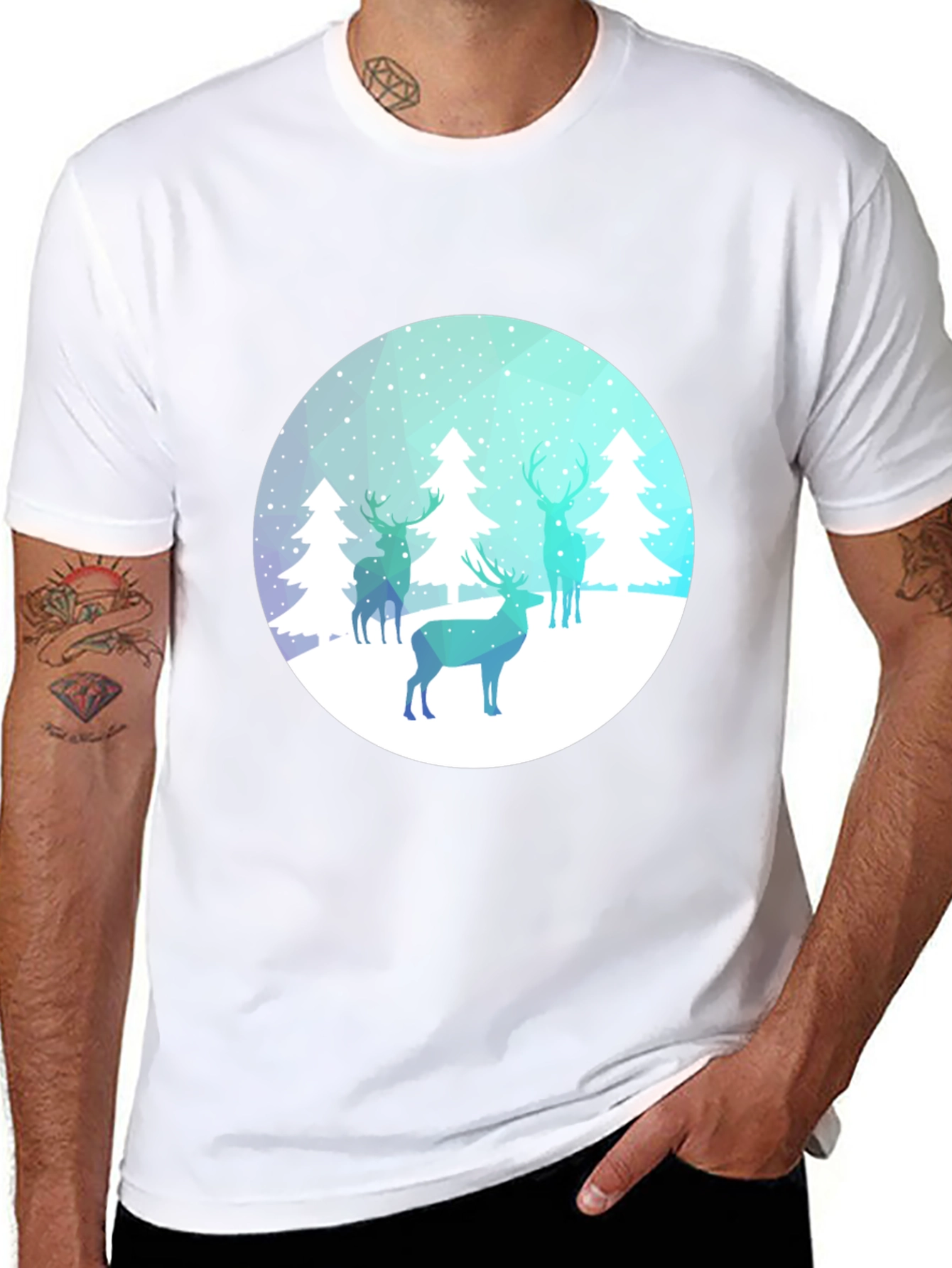 Winter Deer Graphic Tee