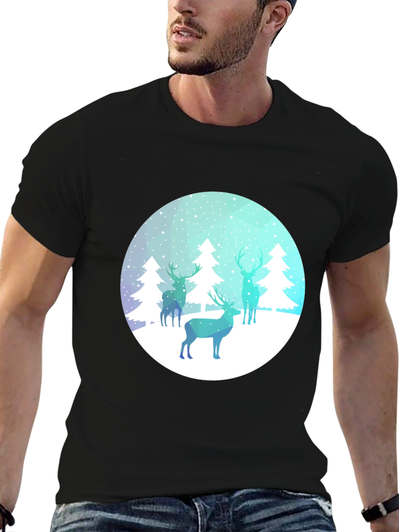 Winter Deer Graphic Tee