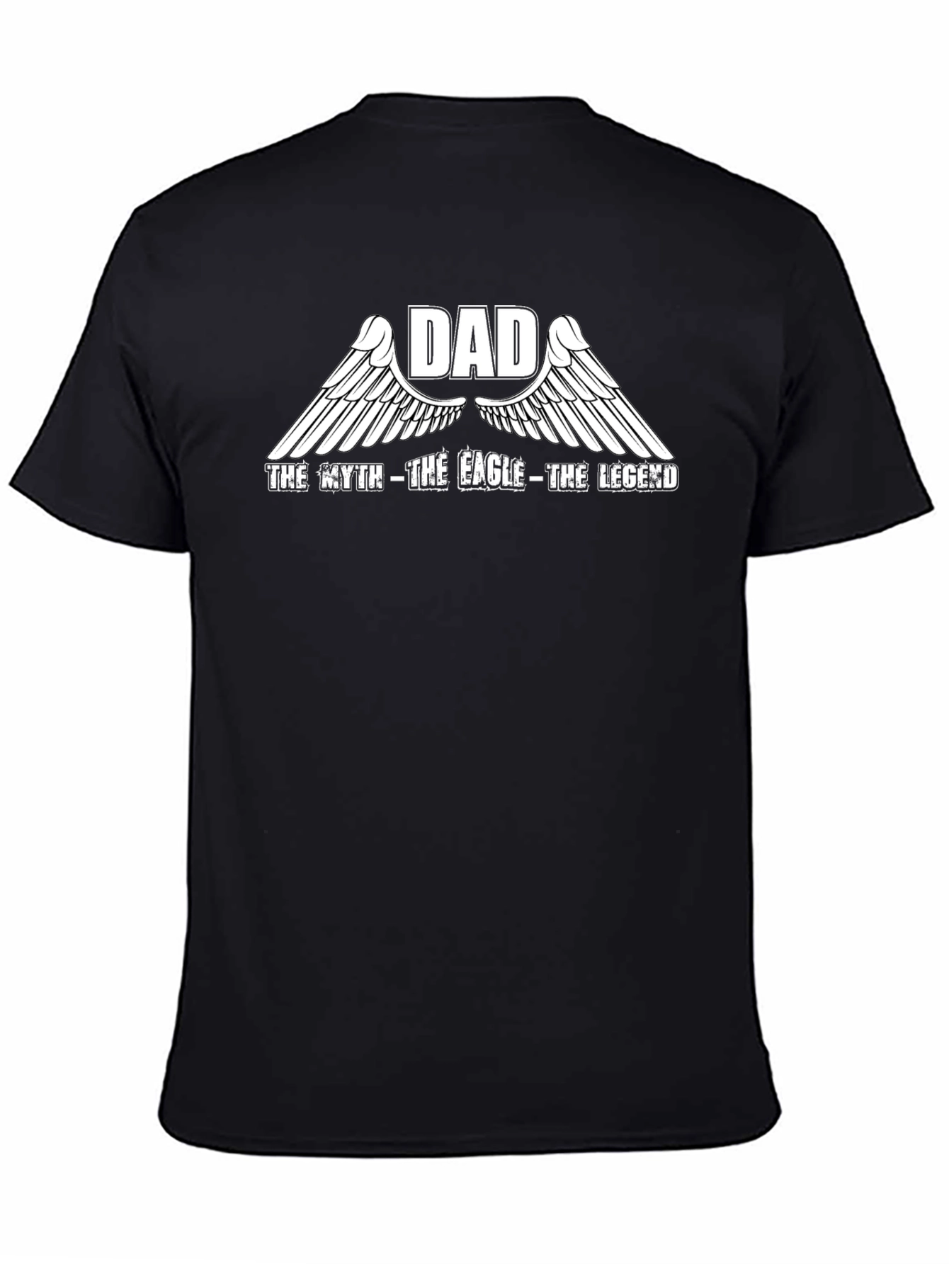 Dad The Legend Graphic Tee - Black