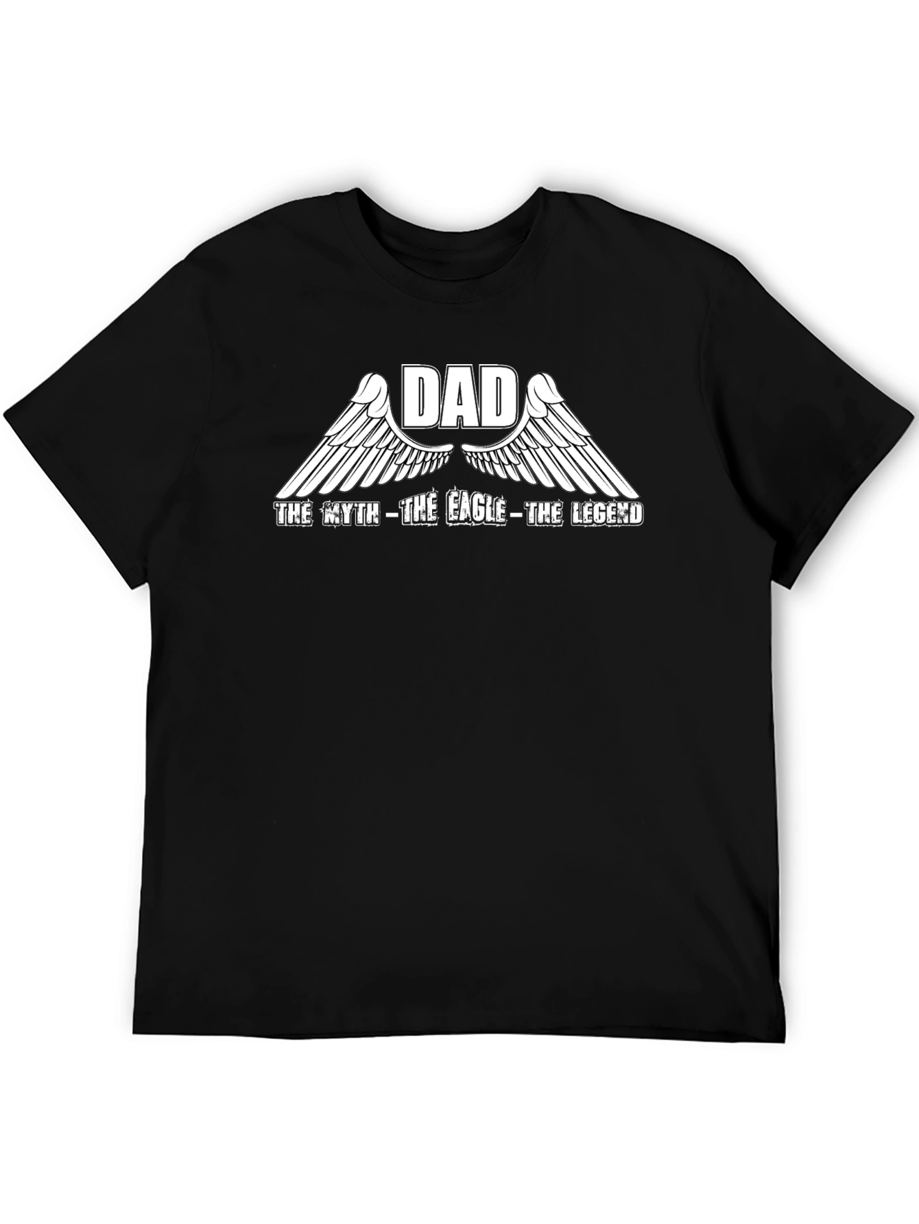 Dad The Legend Graphic Tee - Black