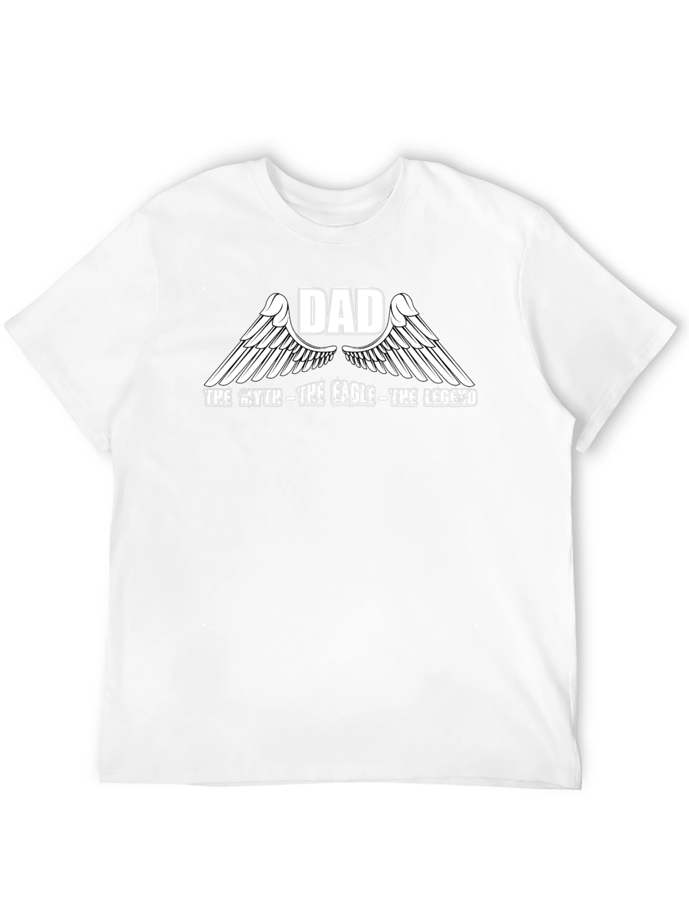 Dad The Legend Graphic Tee - Black