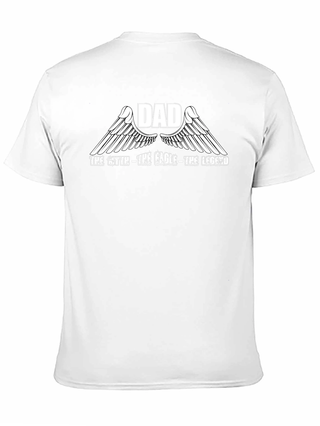 Dad The Legend Graphic Tee - Black
