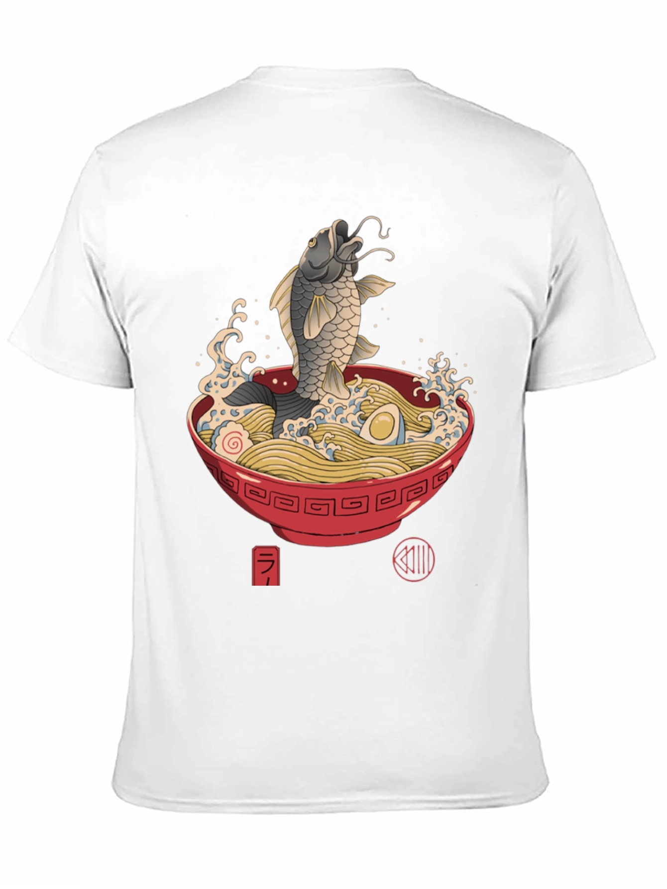 Ramen Fish T-Shirt Unique Design Tee