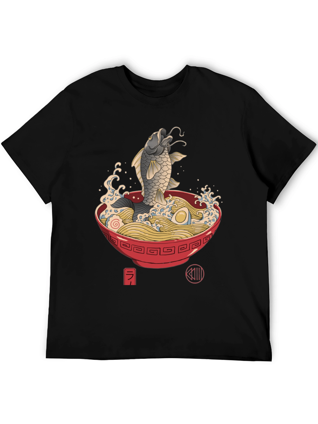 Ramen Fish T-Shirt Unique Design Tee
