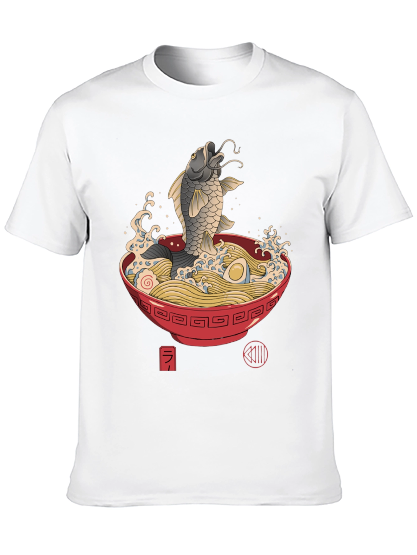 Ramen Fish T-Shirt Unique Design Tee