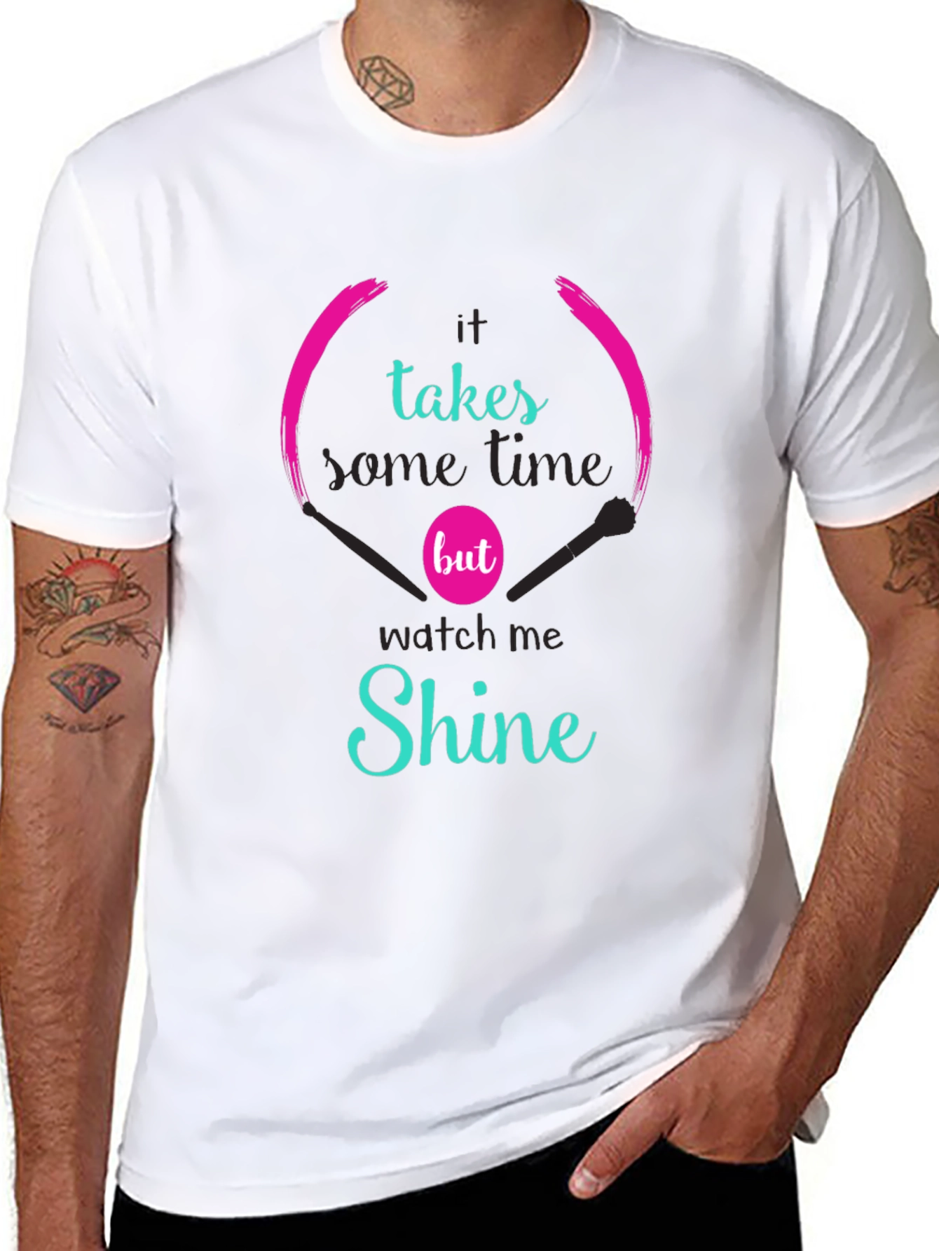 It Takes Some Time Mens Graphic Tee