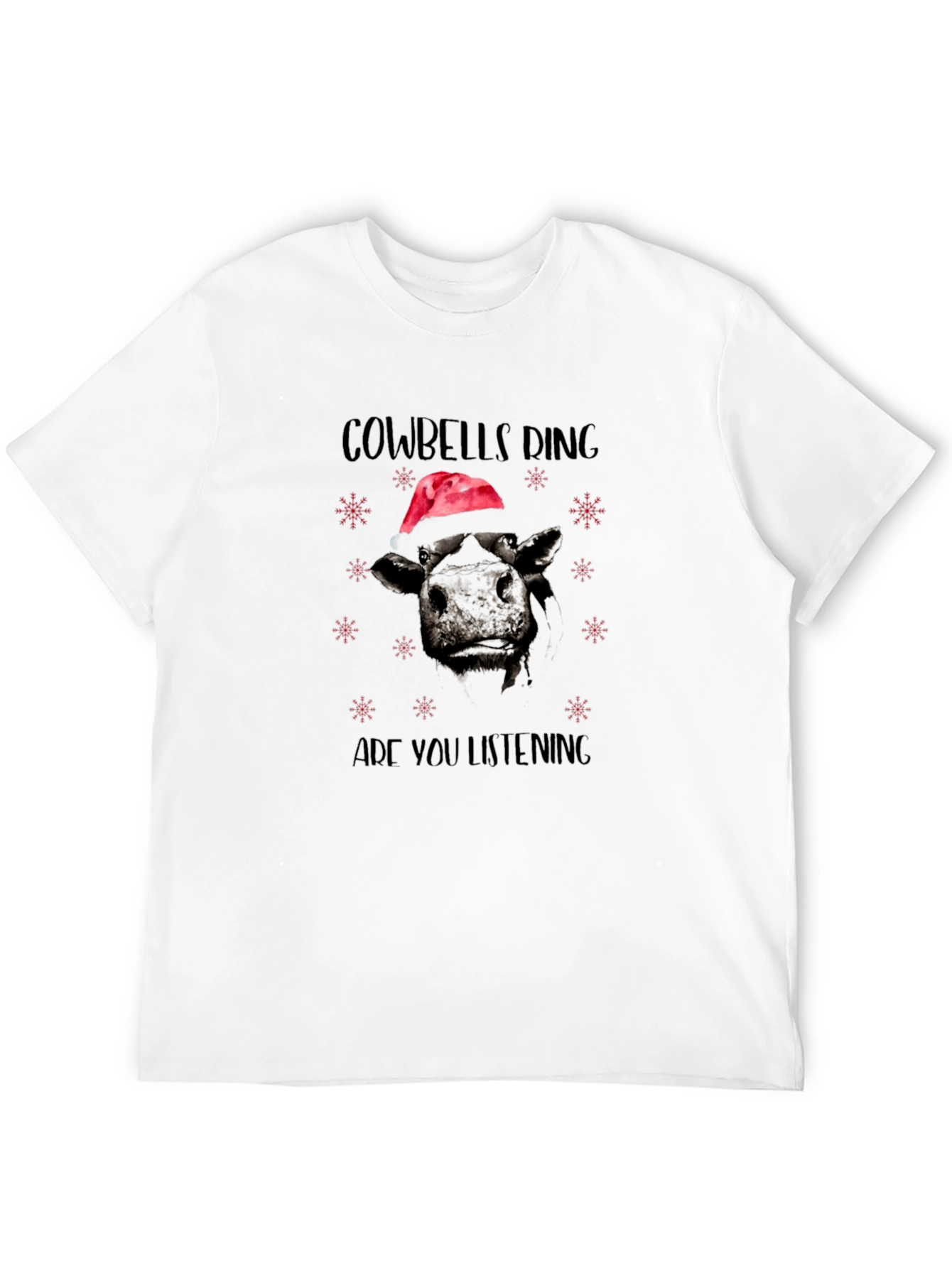 Cowbells Ding Christmas T-Shirt