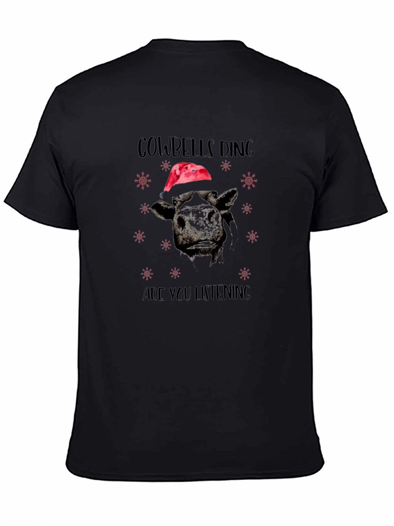 Cowbells Ding Christmas T-Shirt