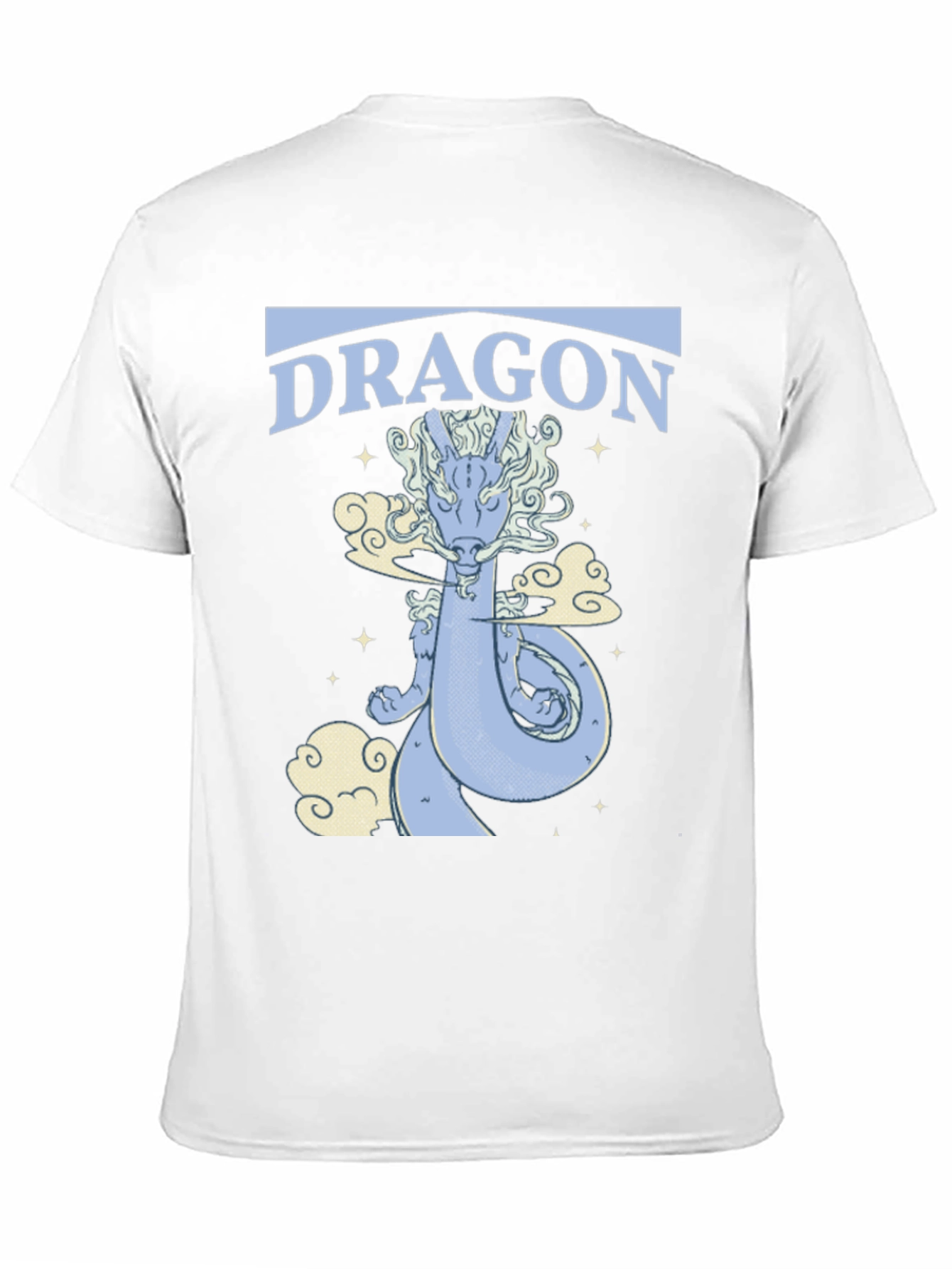 Dragon Graphic Print Black Tee