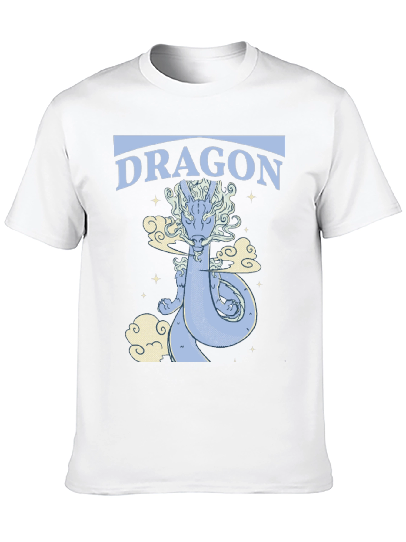 Dragon Graphic Print Black Tee