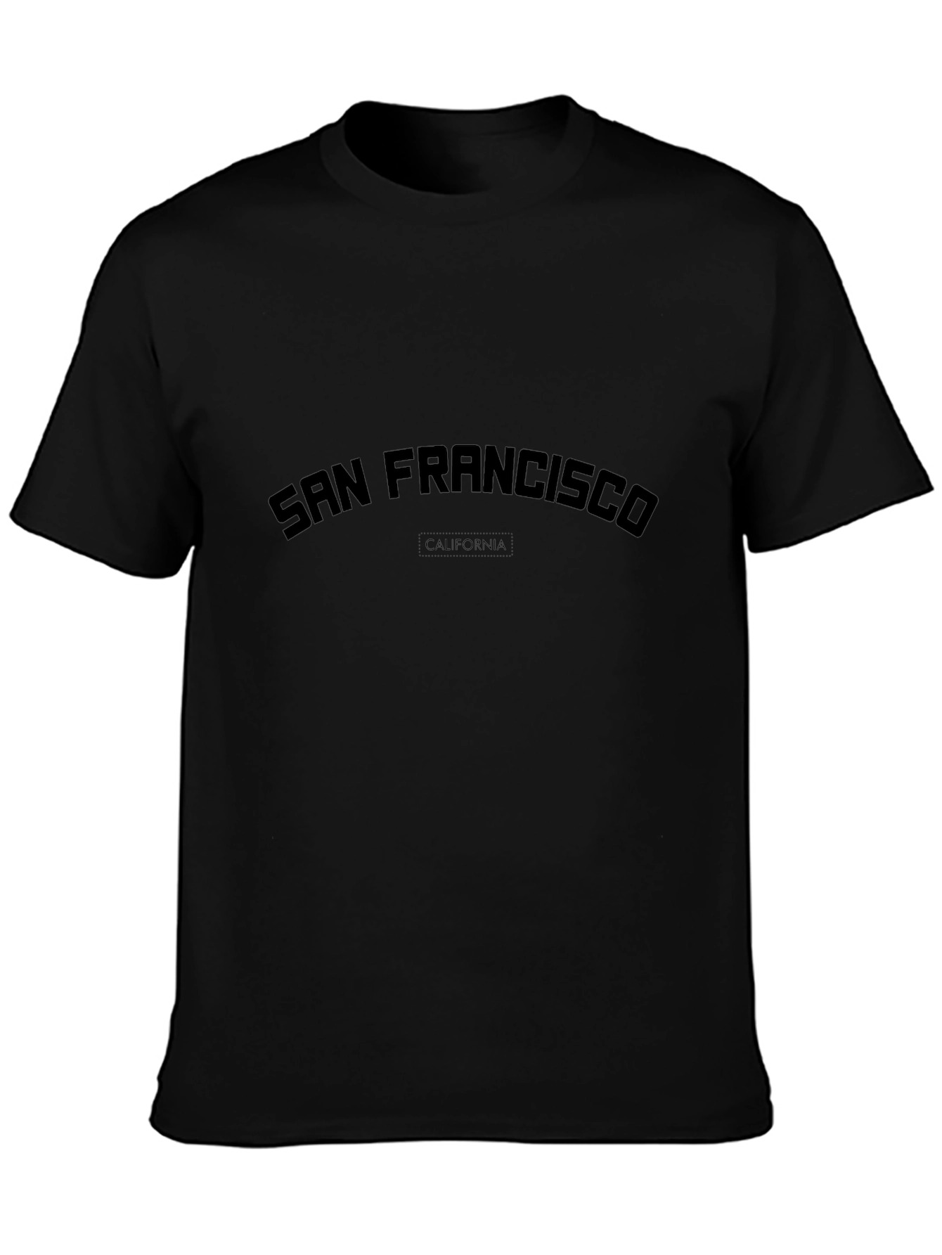 San Francisco California Black T-Shirt