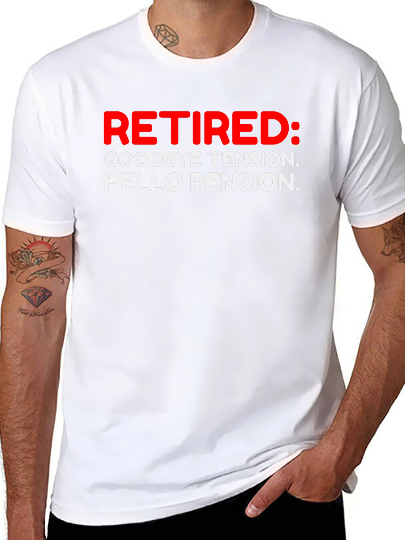 Retired: Goodbye Tension Hello Pension T-Shirt
