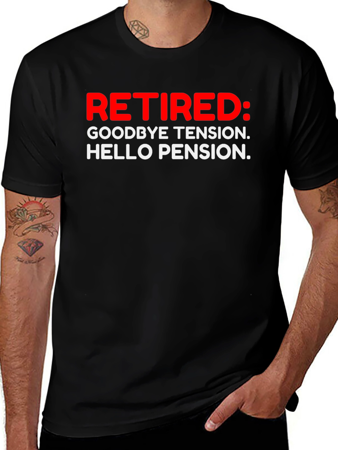 Retired: Goodbye Tension Hello Pension T-Shirt