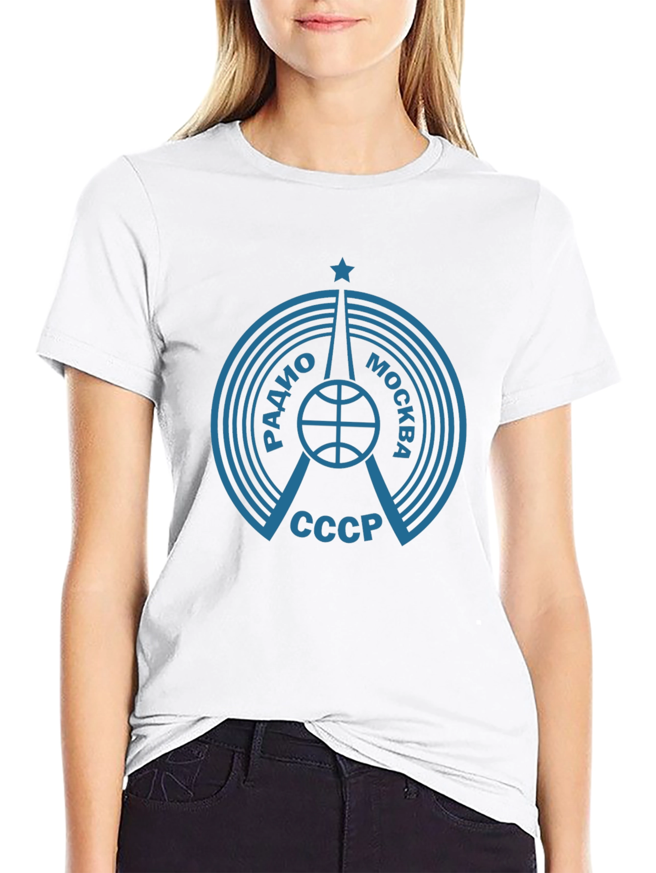 Retro Radio Moscow USSR T-Shirt