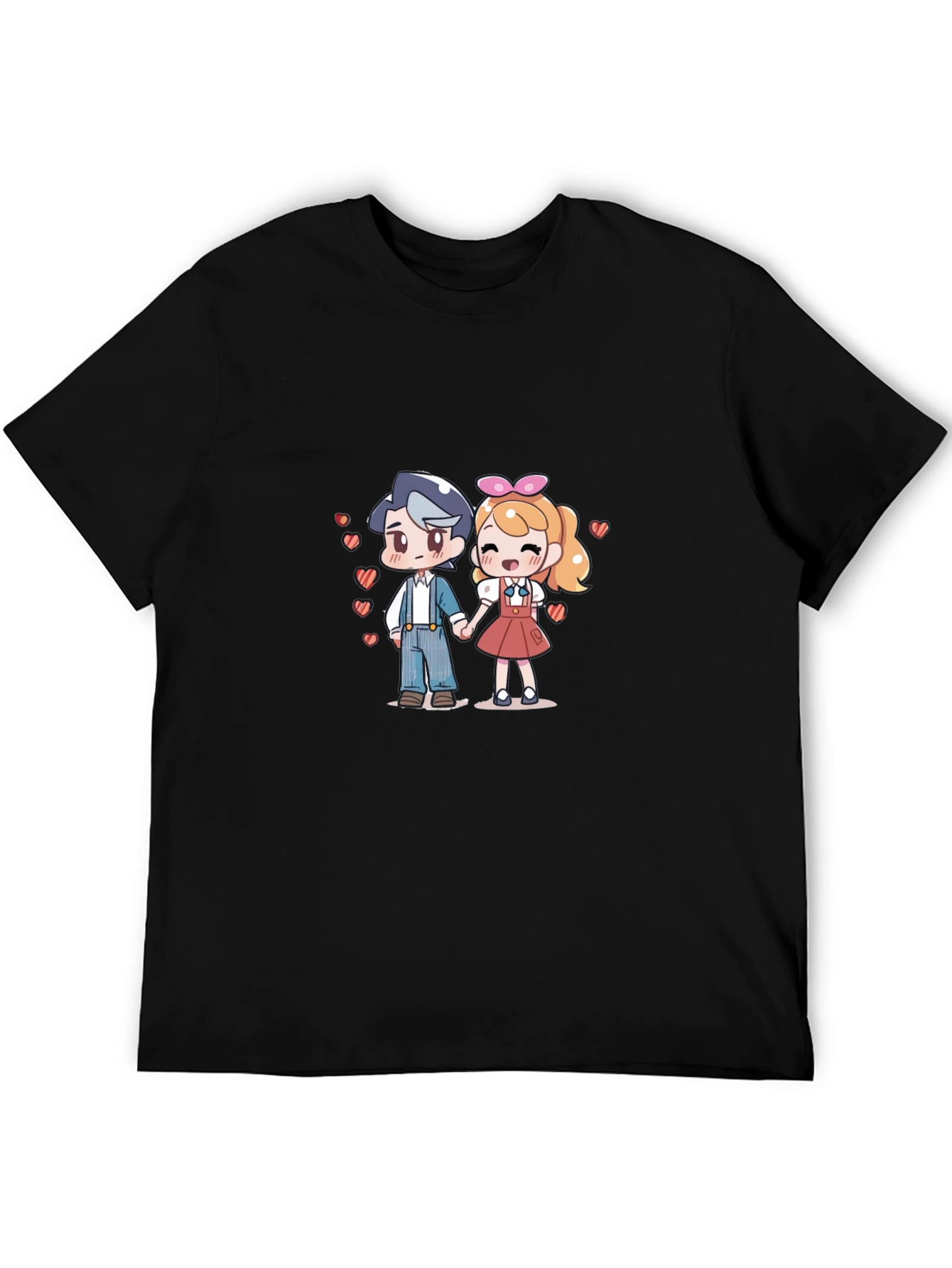 Anime Love T-Shirt - Cute Couple Tee