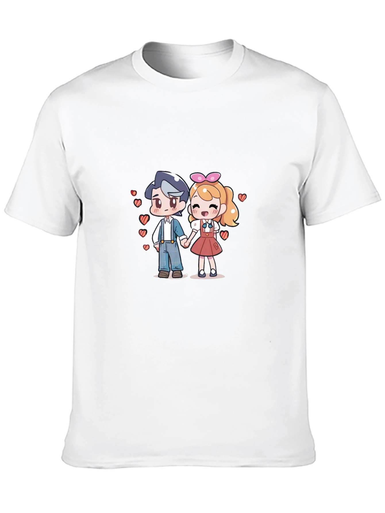 Anime Love T-Shirt - Cute Couple Tee