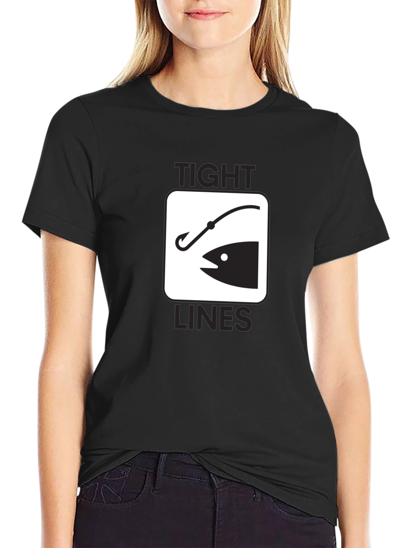 Tight Lines Fishing Graphic T-Shirt