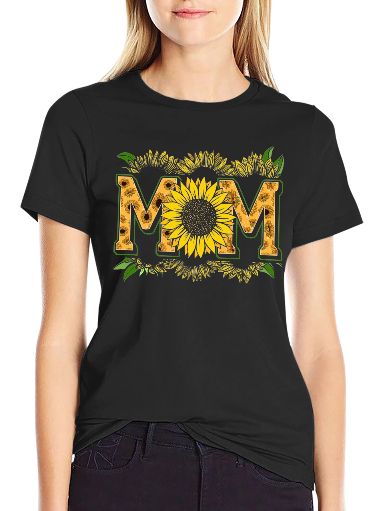 Sunflower Mom T-Shirt - Cute Floral Tee