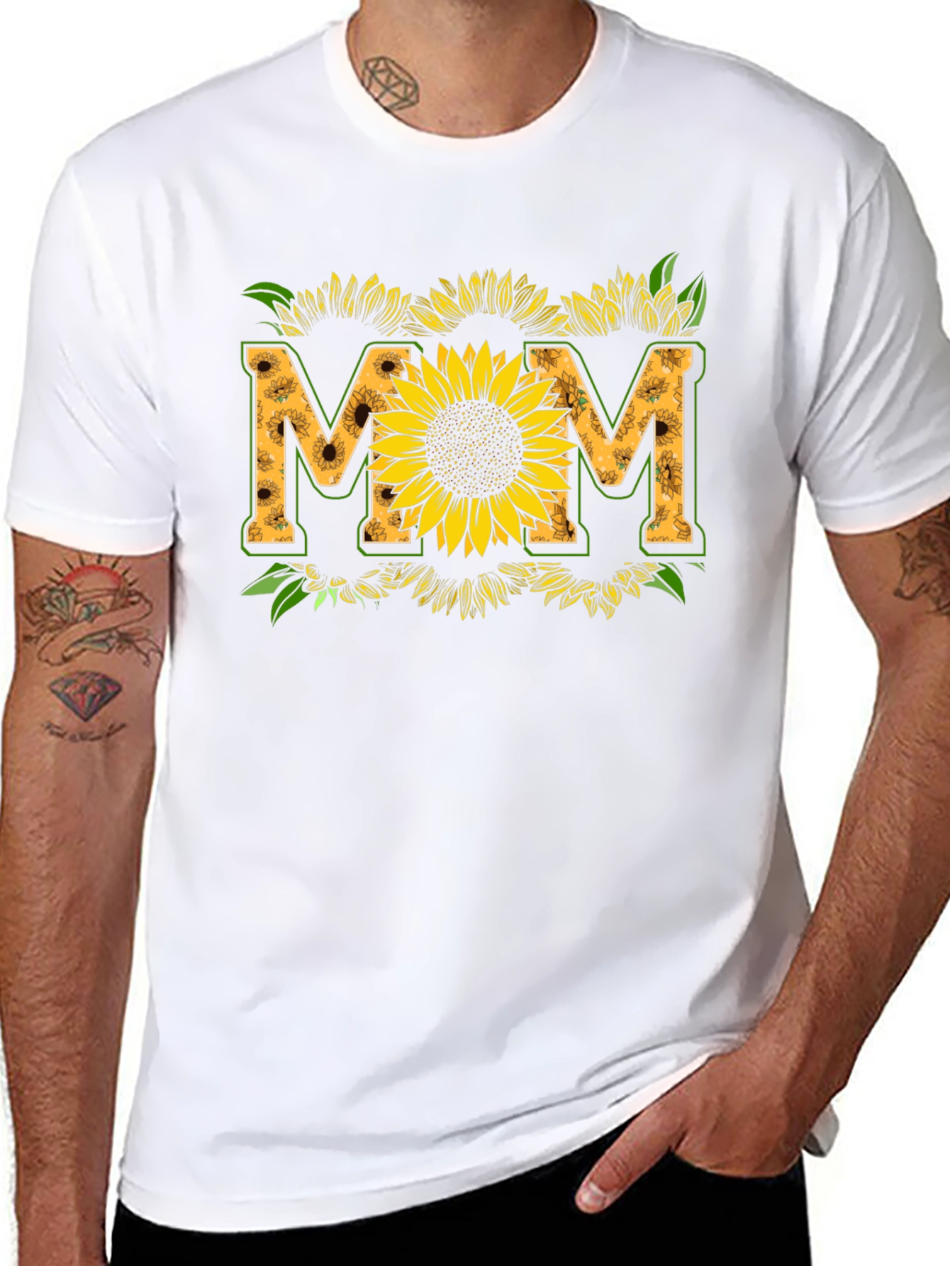 Sunflower Mom T-Shirt - Cute Floral Tee