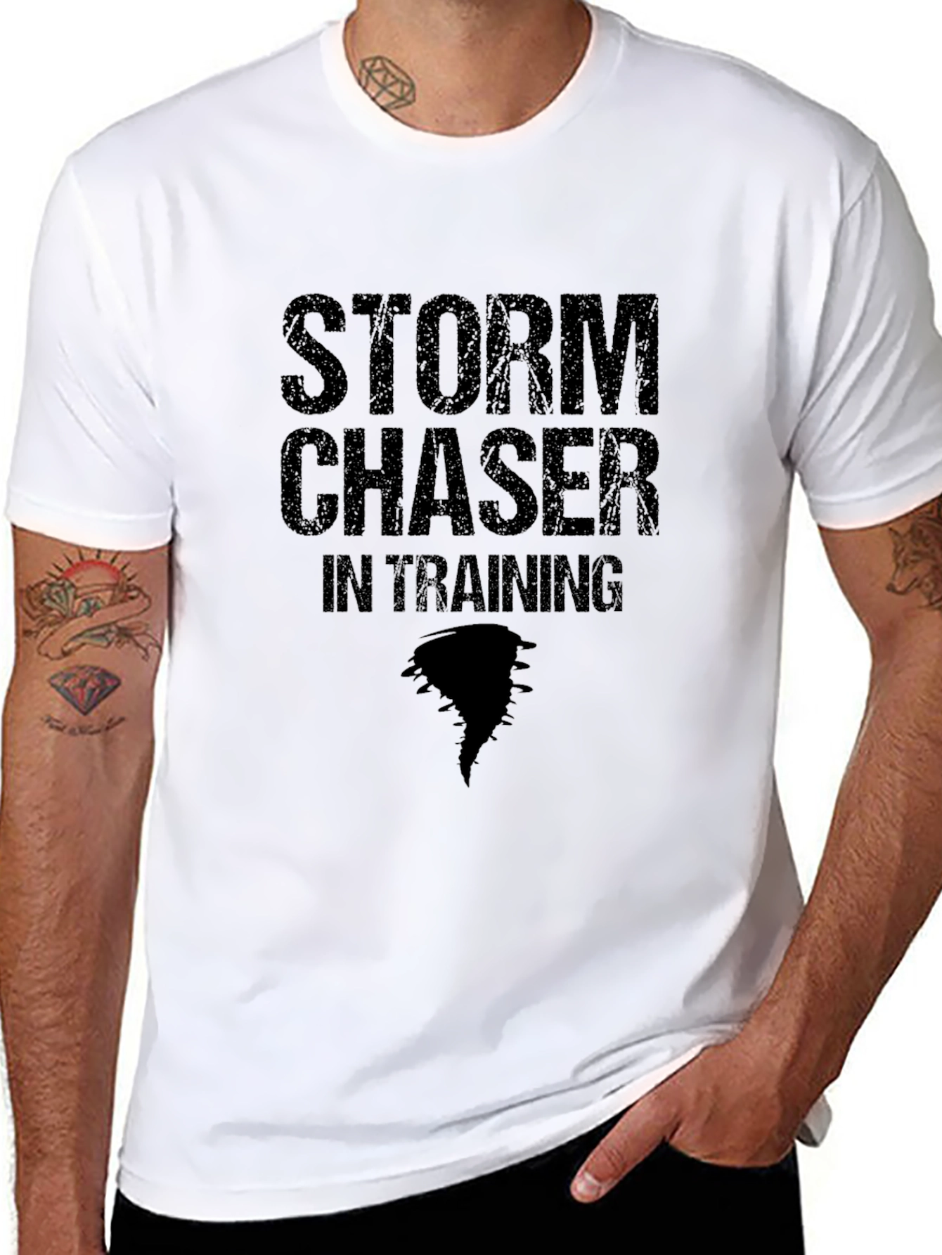 Storm Chaser in Training T-Shirt - Black