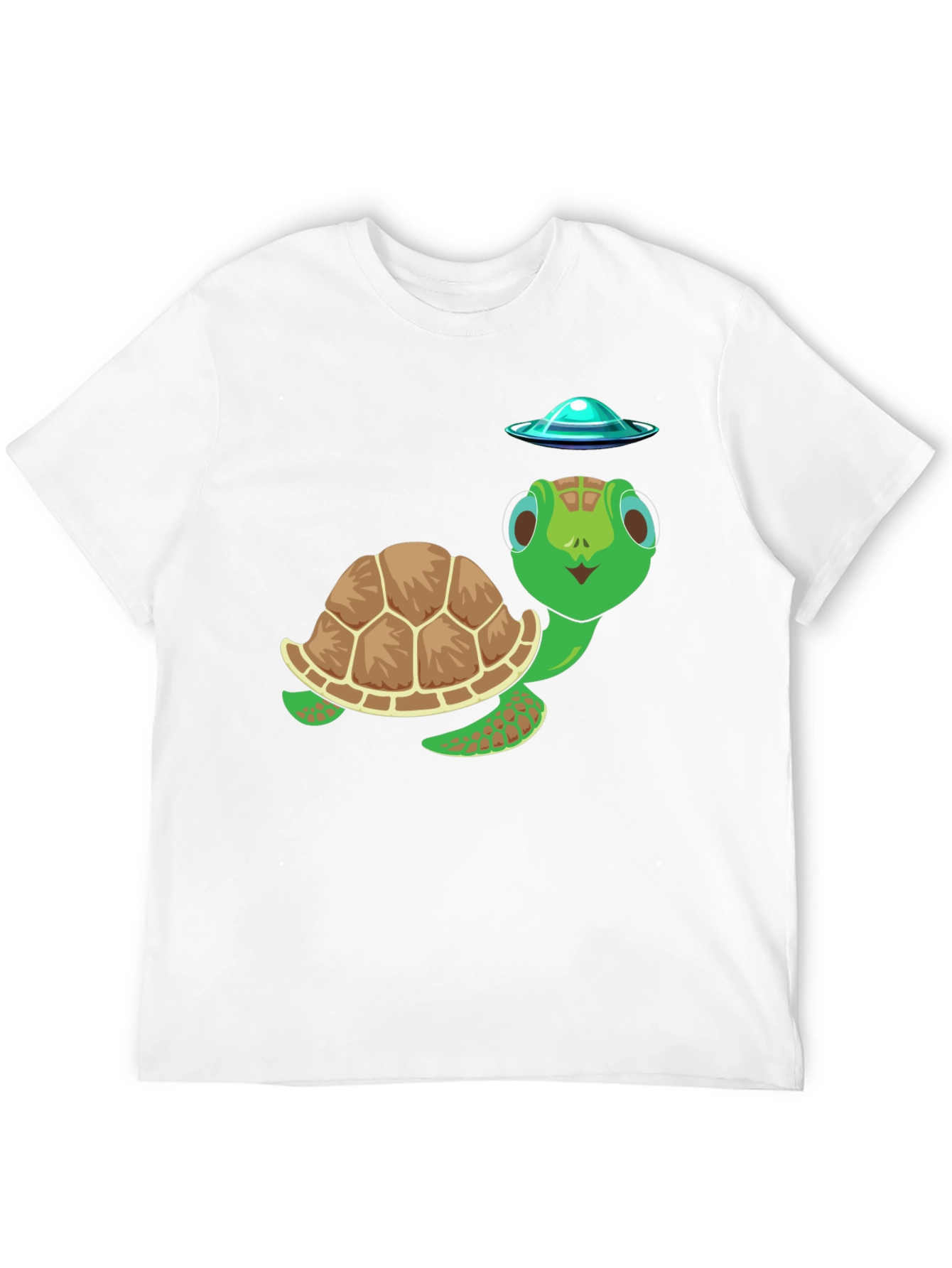 Turtle UFO Graphic Tee - Fun & Unique Design