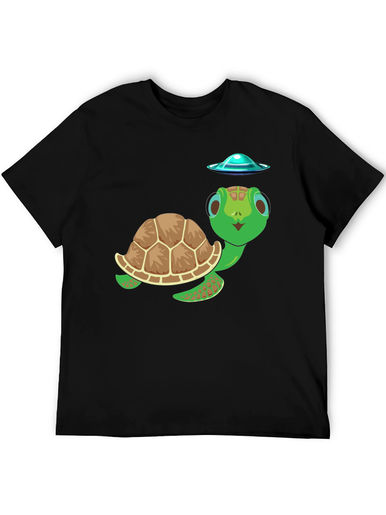Turtle UFO Graphic Tee - Fun & Unique Design
