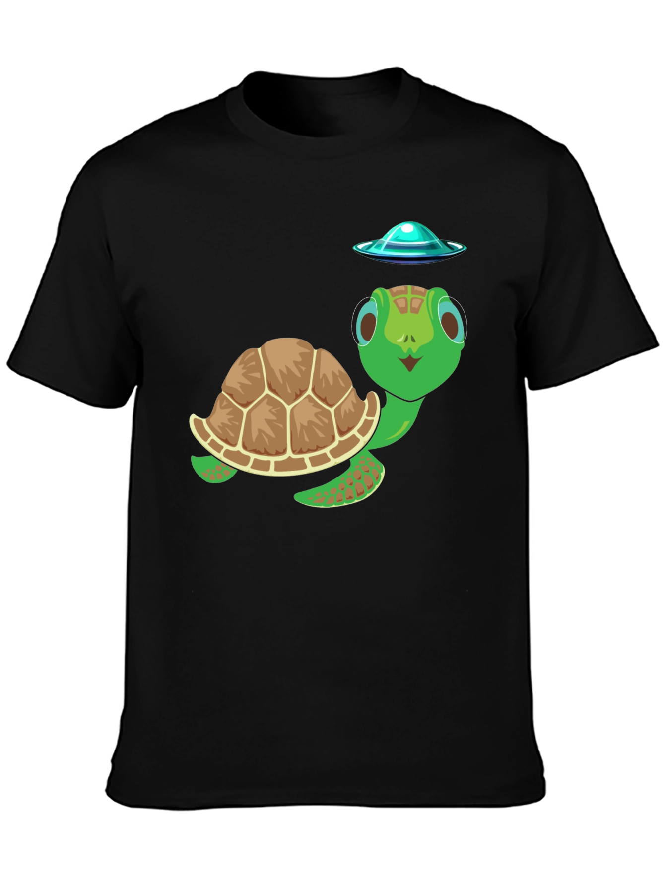 Turtle UFO Graphic Tee - Fun & Unique Design