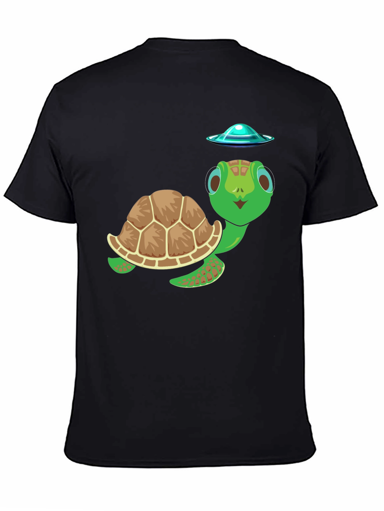 Turtle UFO Graphic Tee - Fun & Unique Design