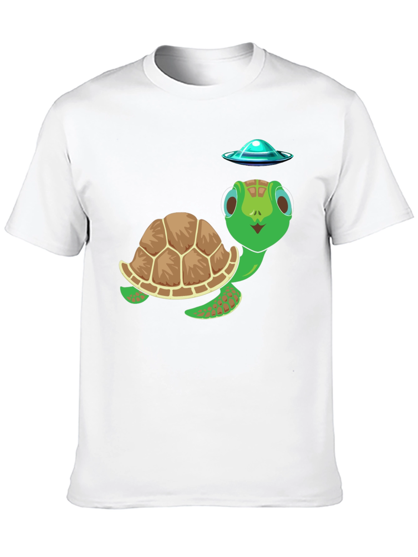 Turtle UFO Graphic Tee - Fun & Unique Design