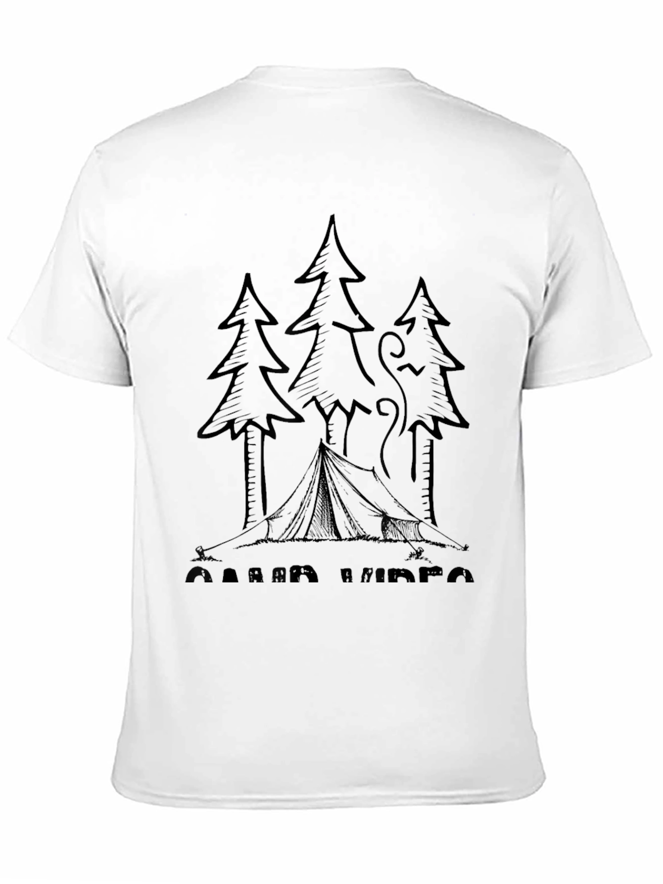 Camp Vibes Graphic Tee - Outdoor Adventure Shirt