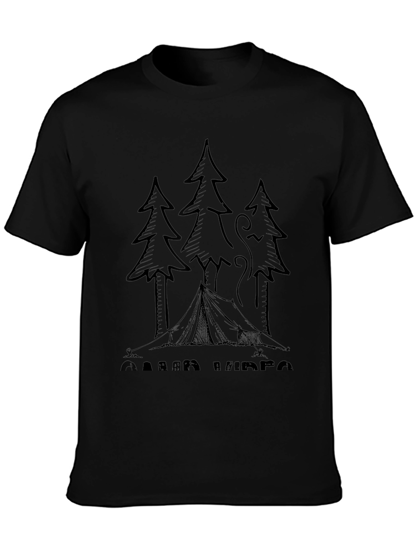 Camp Vibes Graphic Tee - Outdoor Adventure Shirt