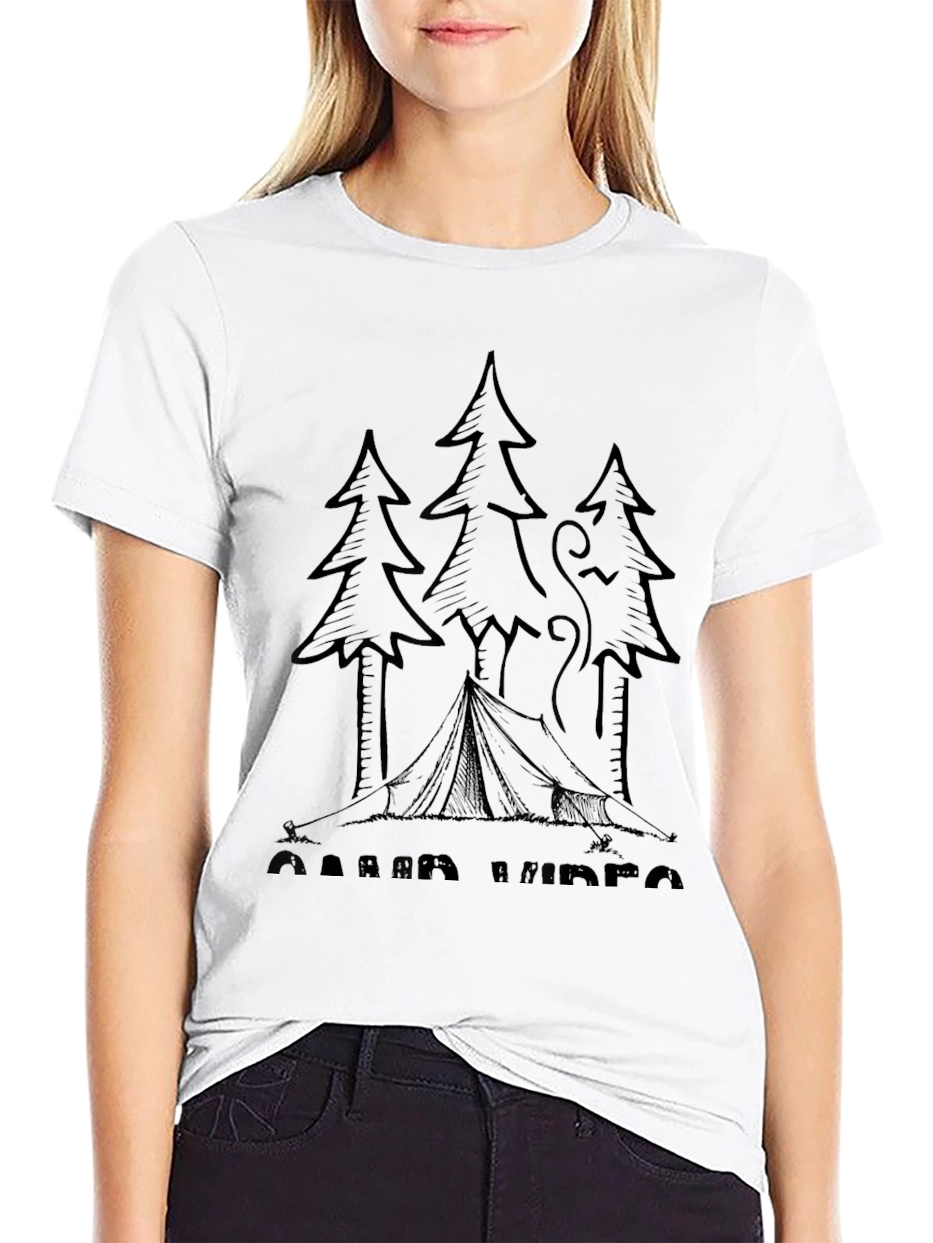 Camp Vibes Graphic Tee - Outdoor Adventure Shirt